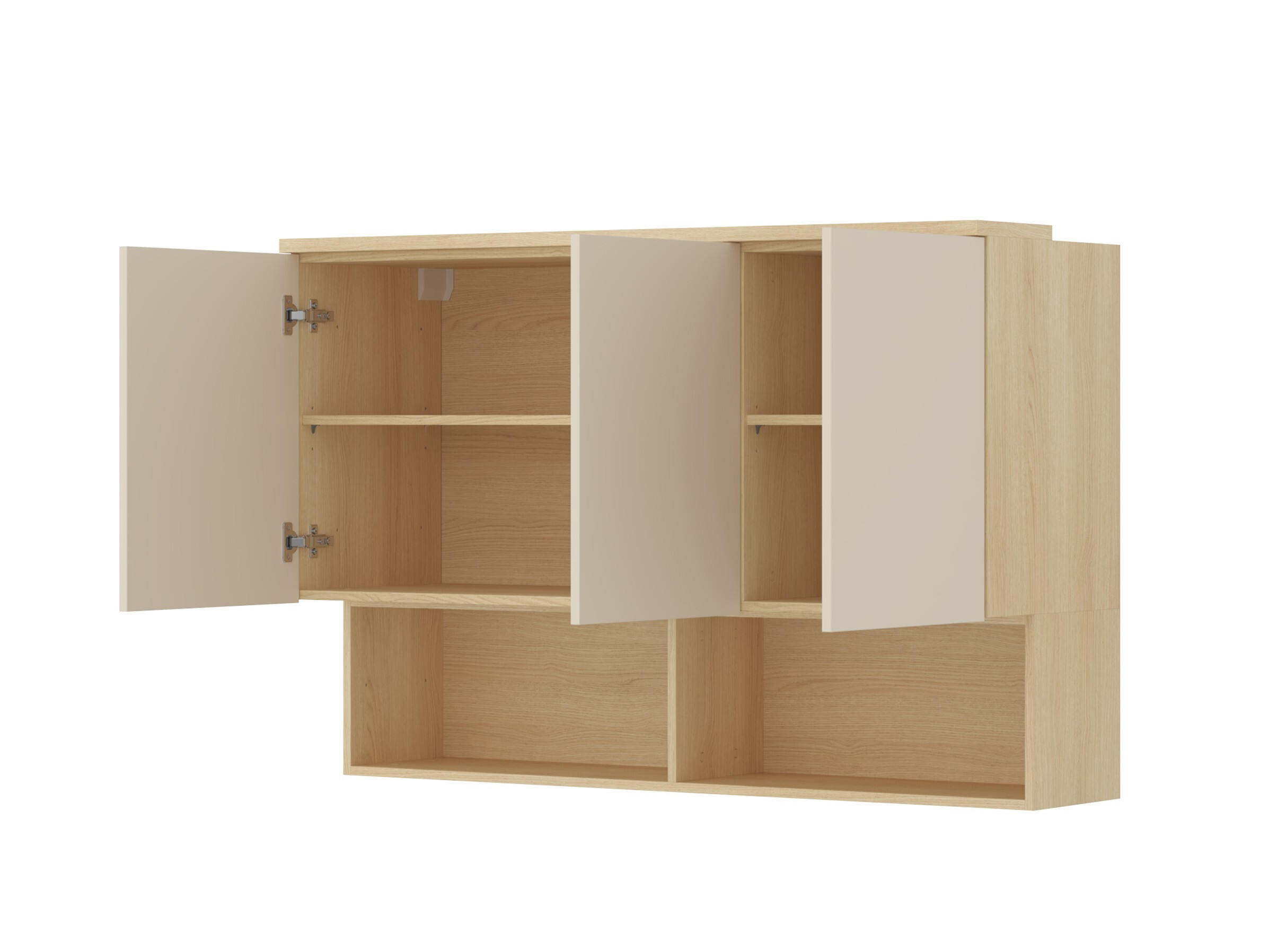 Húsgagnasett Nolcala 121 (Eik + Beige)