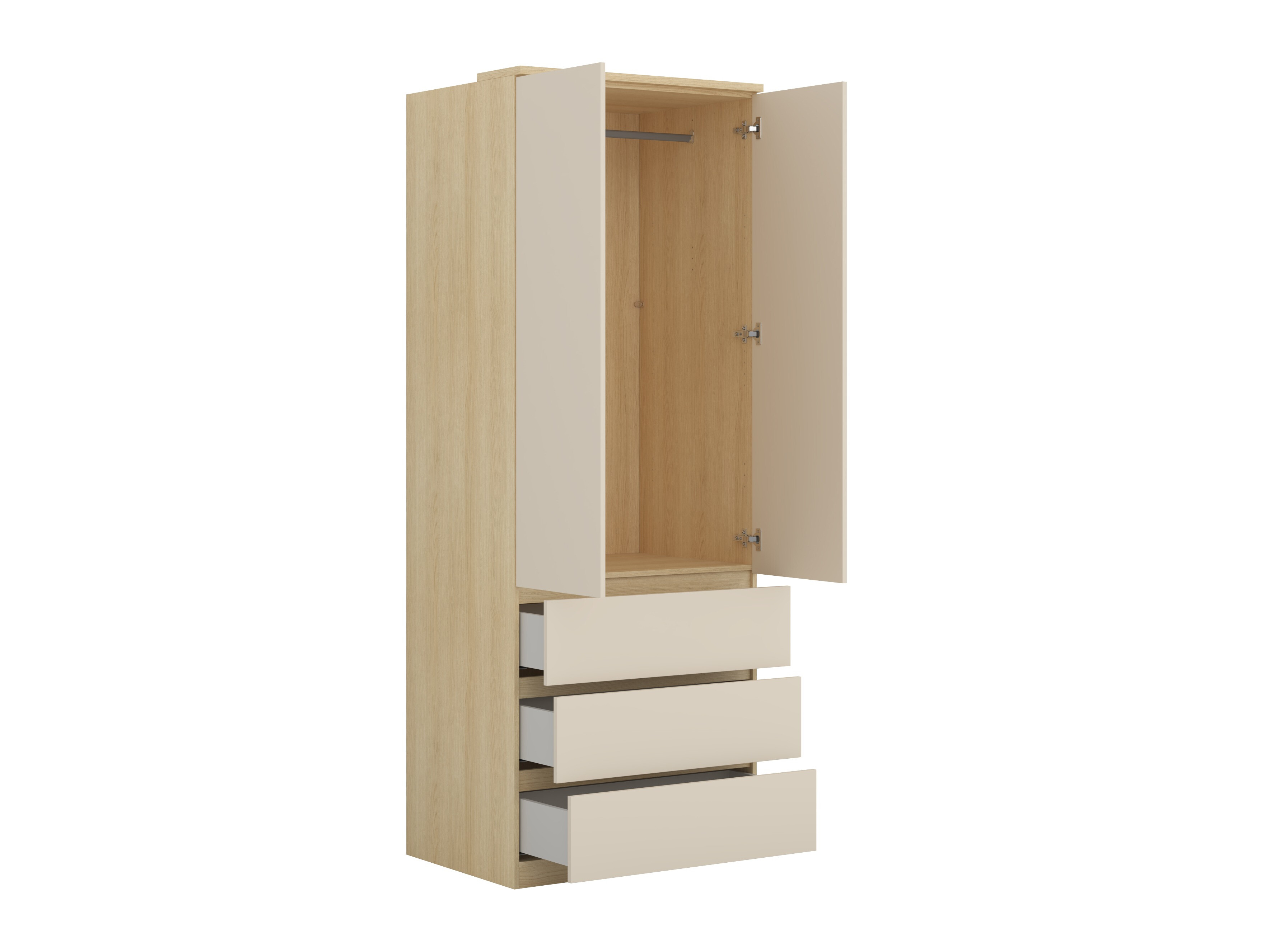 Húsgagnasett Nolcala 122 (Eik + Beige)