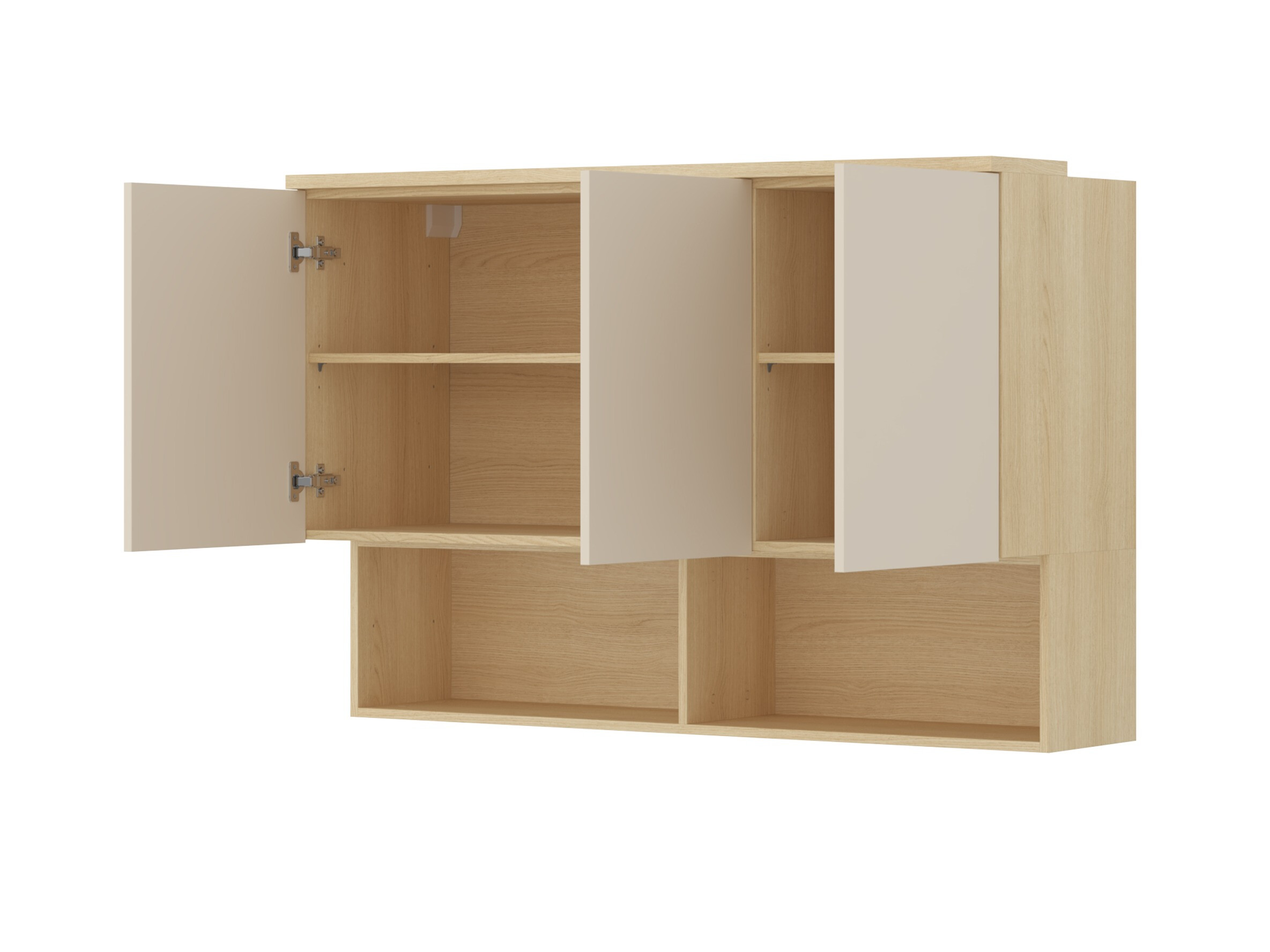 Húsgagnasett Nolcala 122 (Eik + Beige)