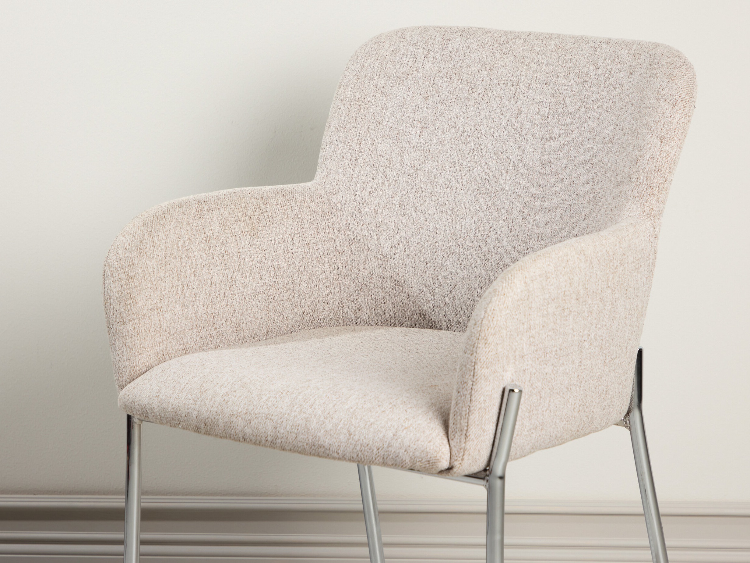 Stóll Dallas 5224 (Silfur + Beige)