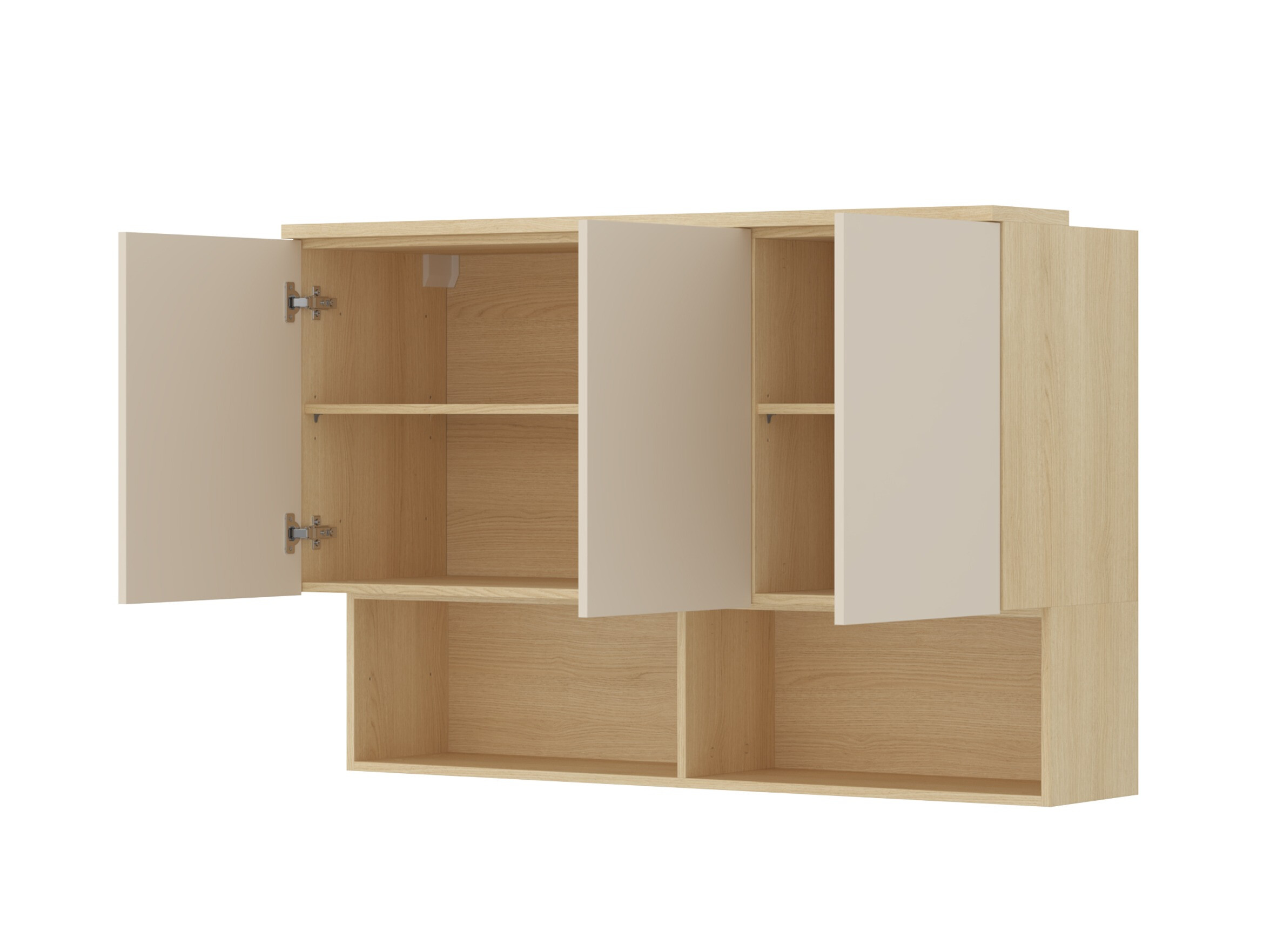 Húsgagnasett Nolcala 123 (Eik + Beige)