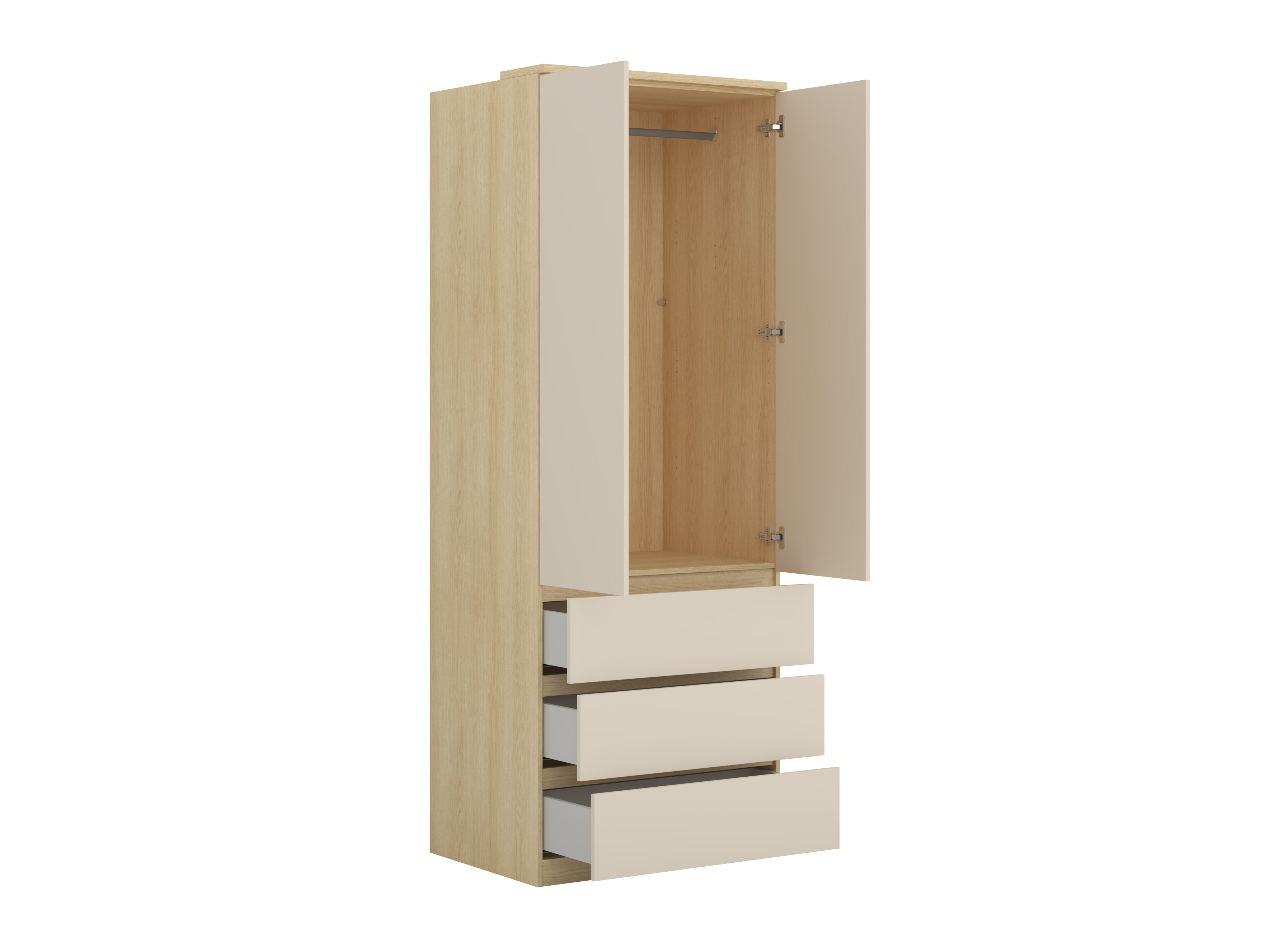 Húsgagnasett Nolcala 123 (Eik + Beige)