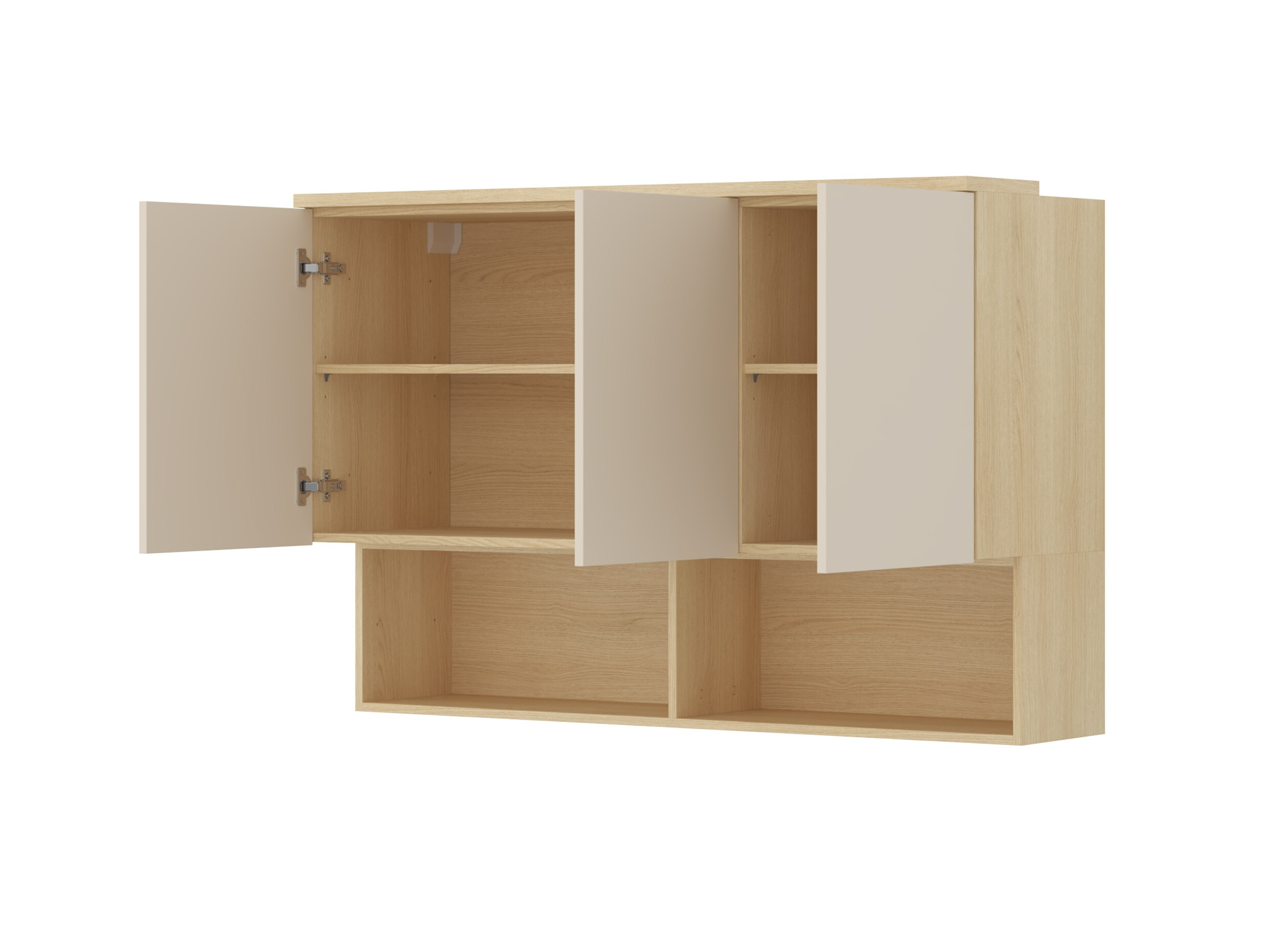 Húsgagnasett Nolcala 123 (Eik + Beige)