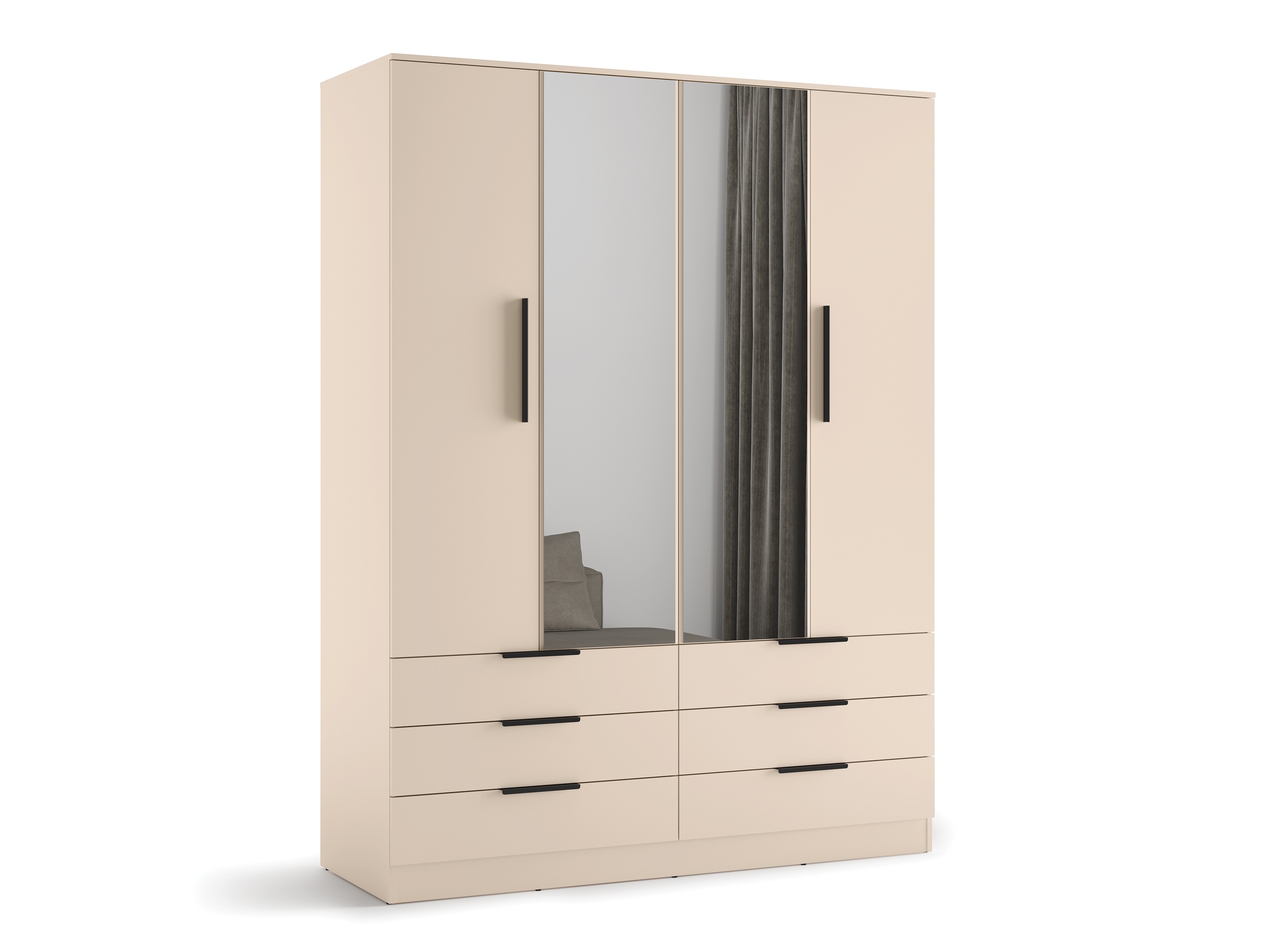 Fataskápur Fresno 182 (Beige)
