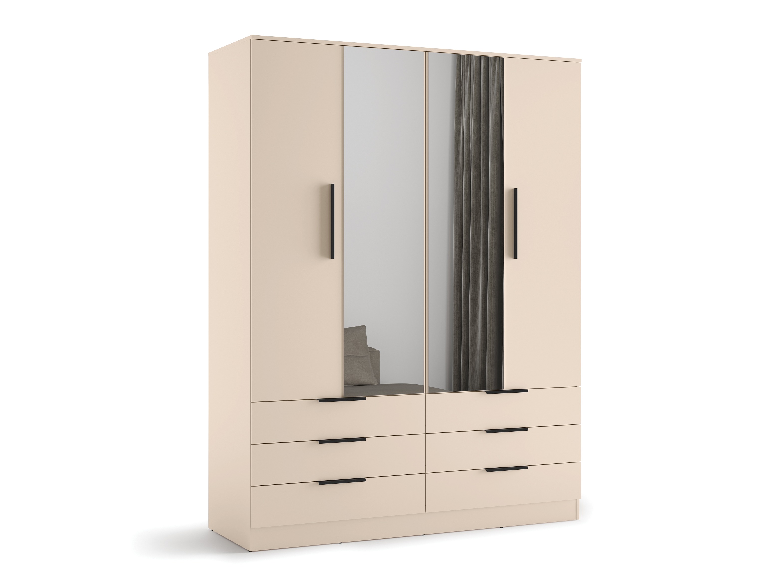 Fataskápur Fresno 182 (Beige)