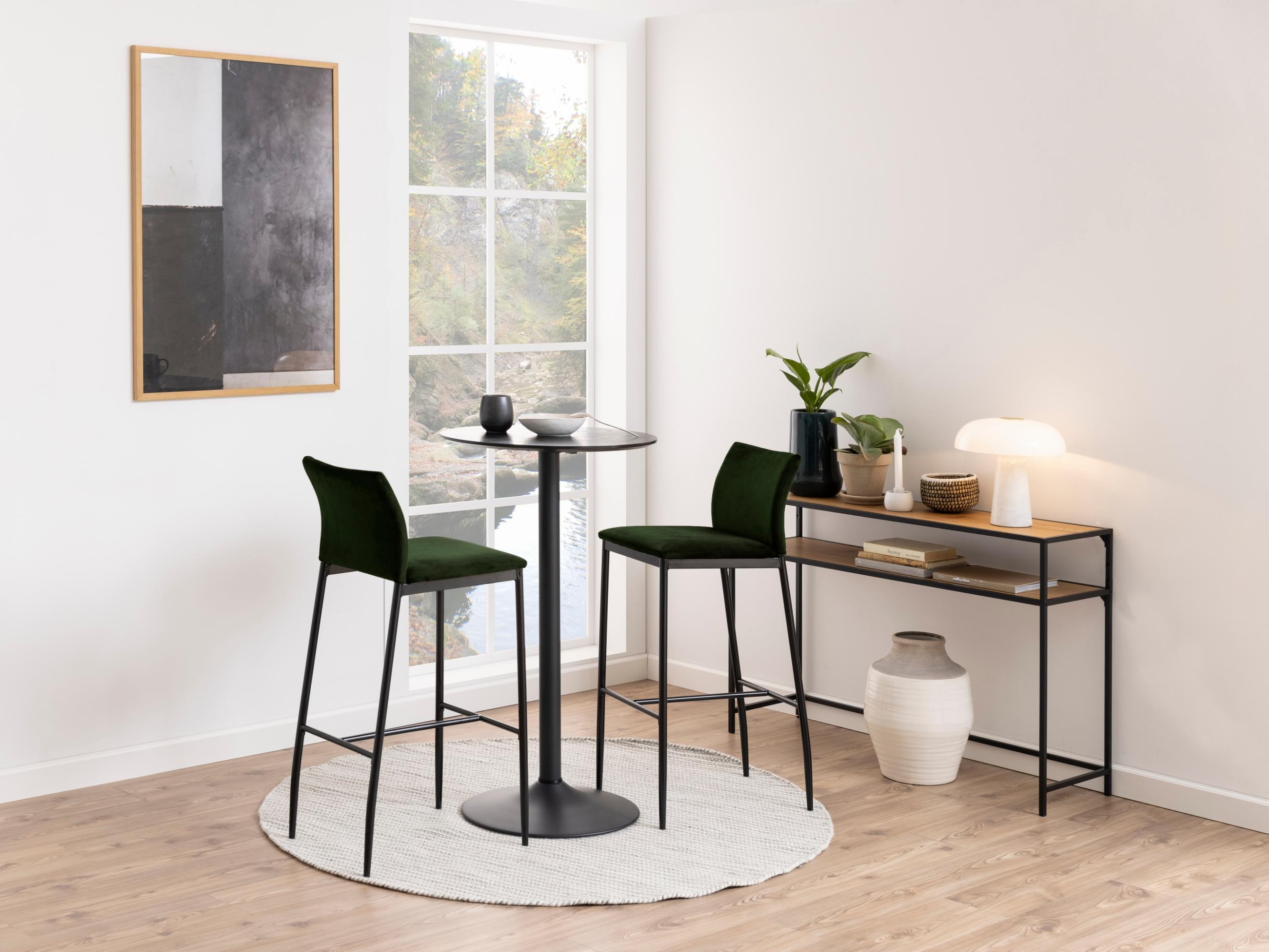 Console borð Norsica Sevferi 126 (Villt eik + Svartur)