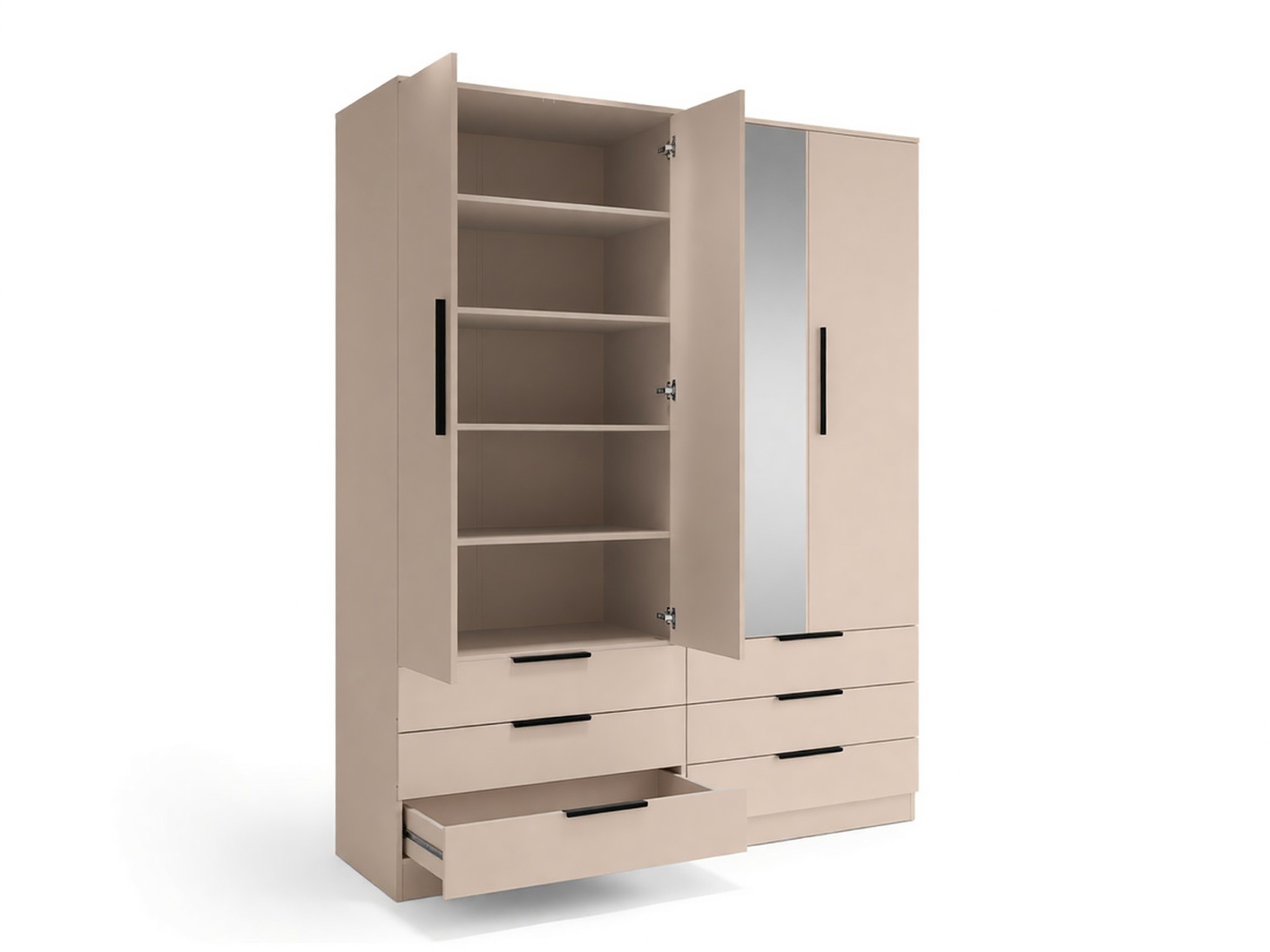 Fataskápur Fresno 182 (Beige)