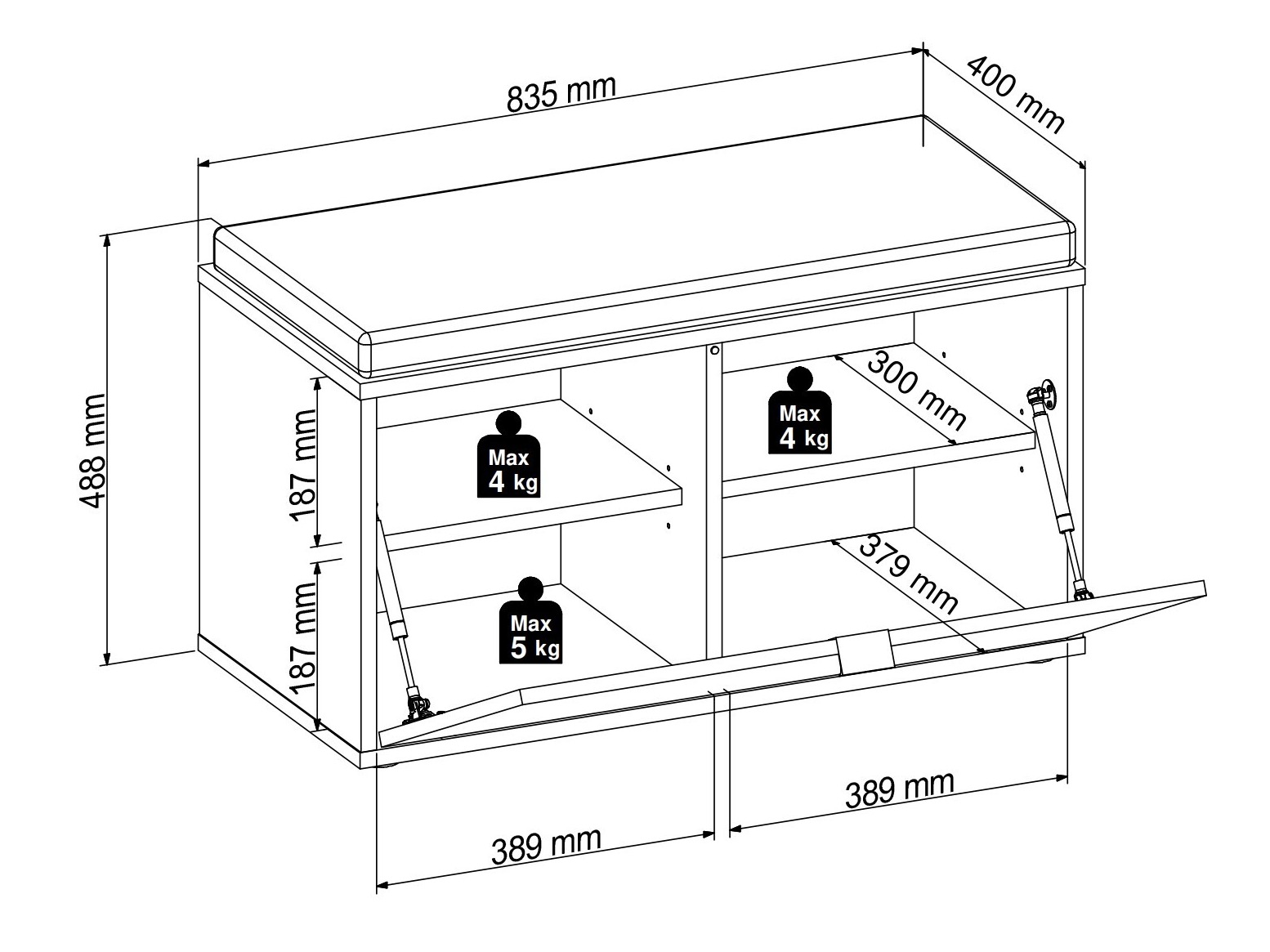 Forstofusett Sondelu 105