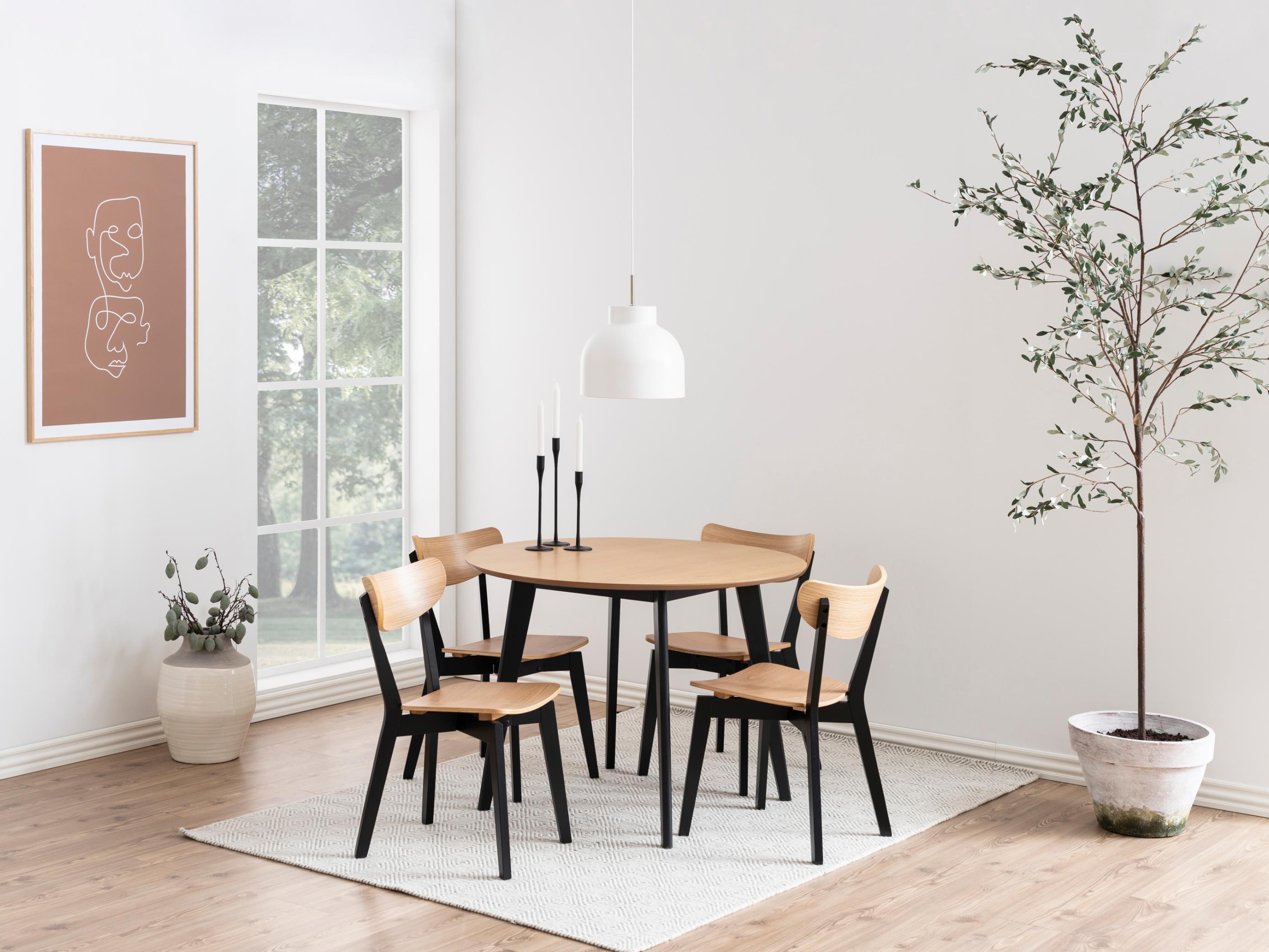 Borð Norsica 310 (Eik + Svartur)