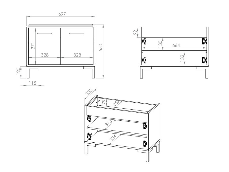 Forstofusett Fiolevo 106
