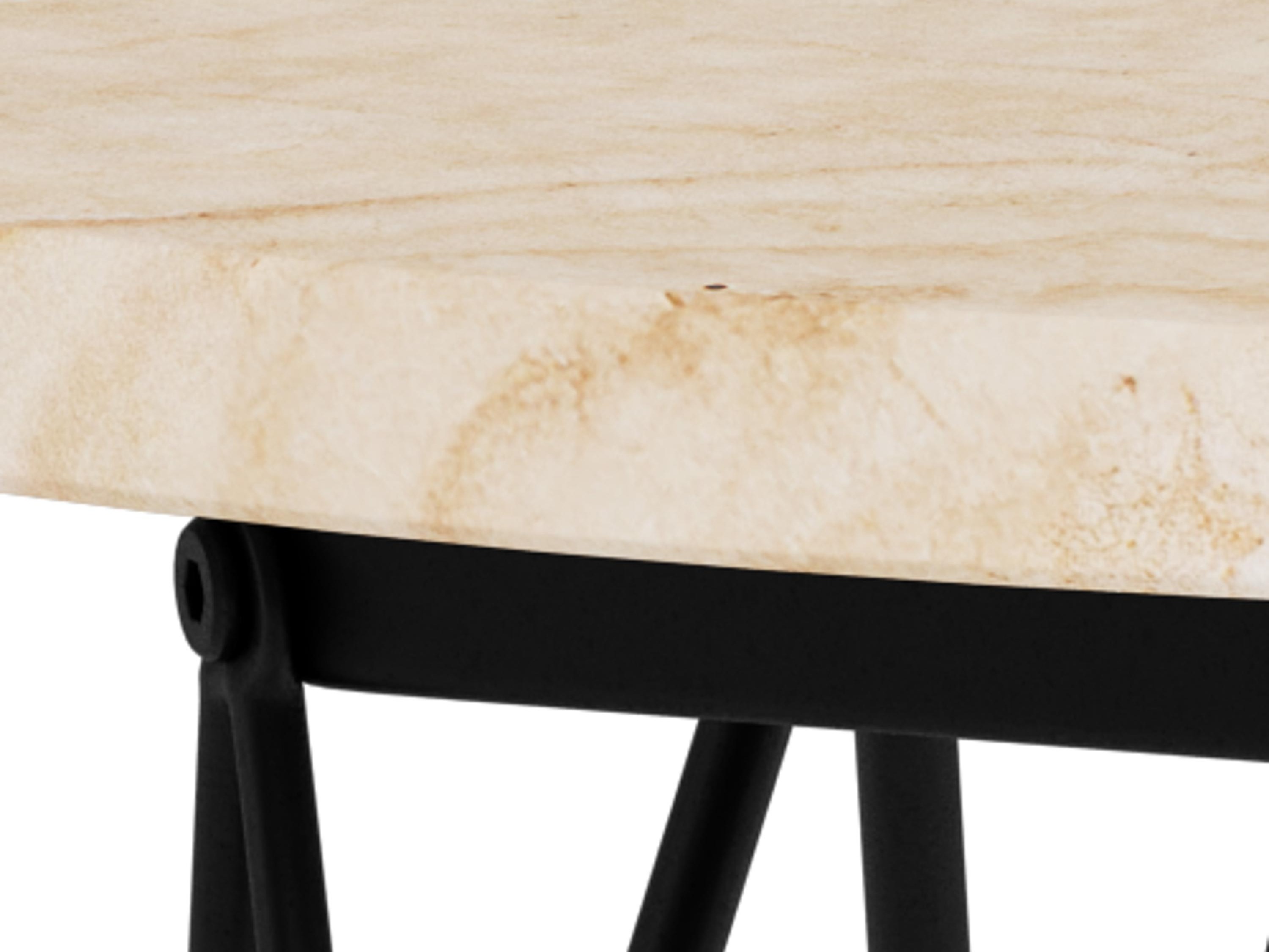 Sófaborð Norsica 819 (Beige + Svartur)