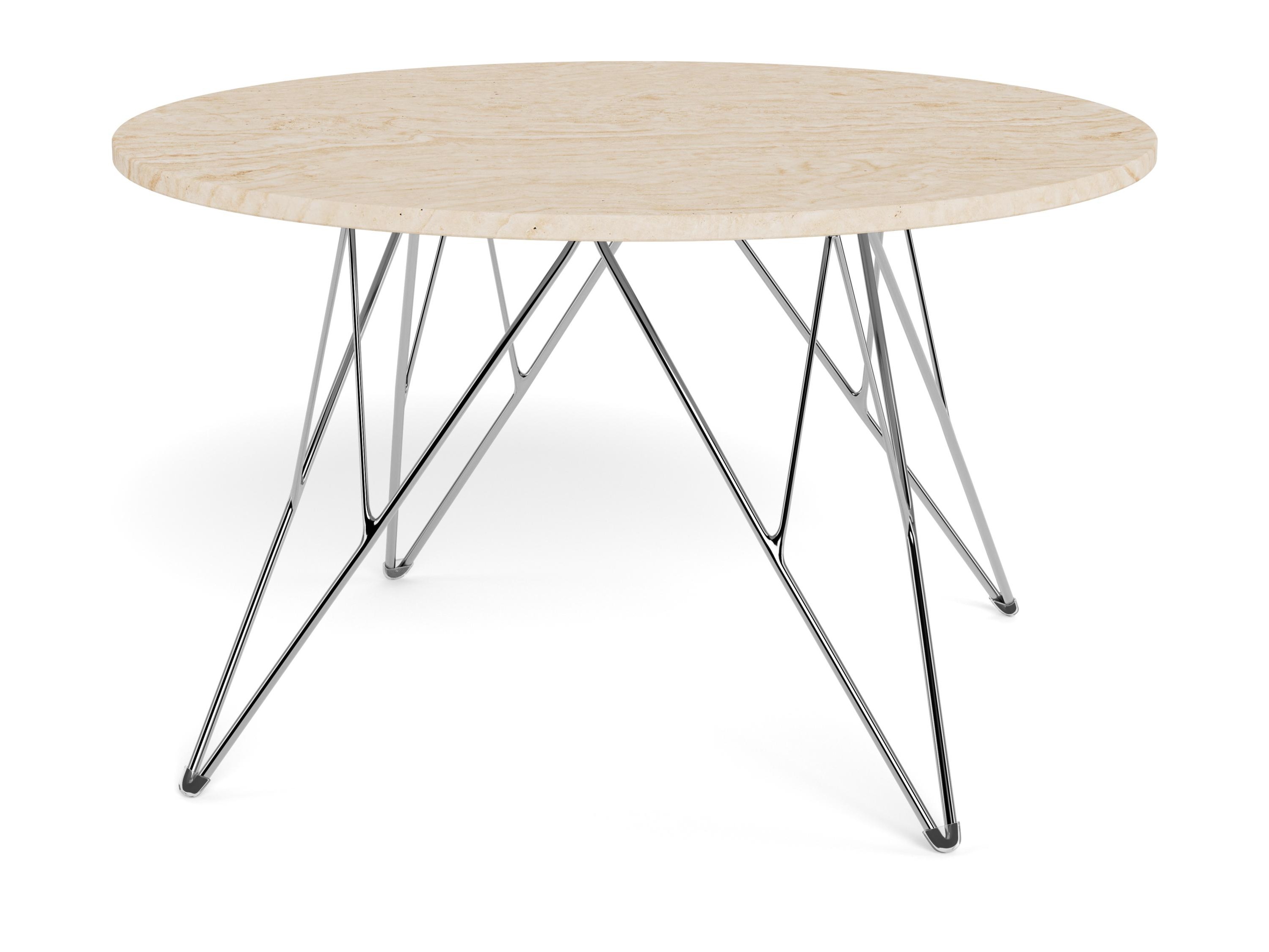 Sófaborð Norsica 820 (Beige + Silfur)
