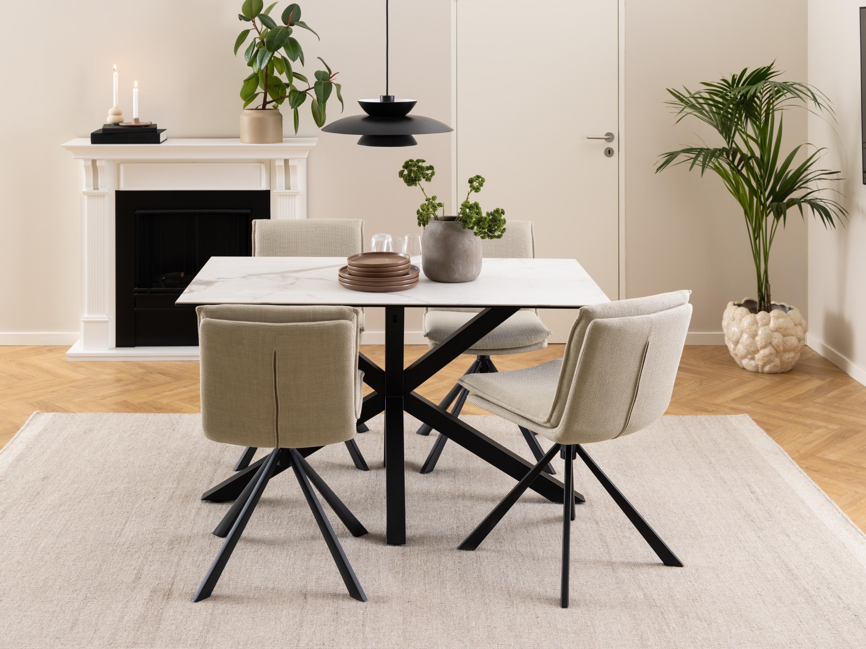 Stóll Norsica 680 (Beige + Svartur)