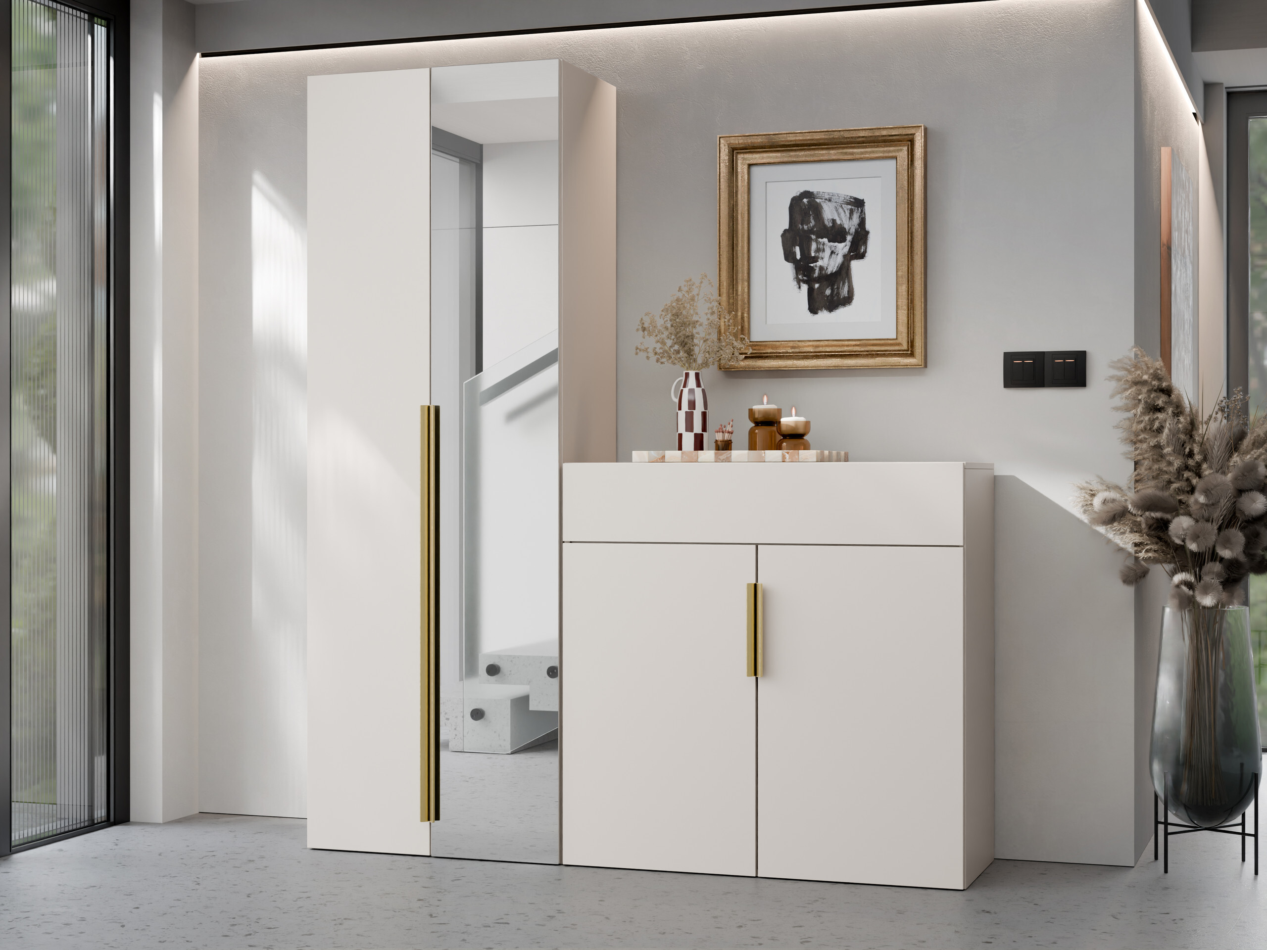 Kommóða Comfivo Auditor (Beige)