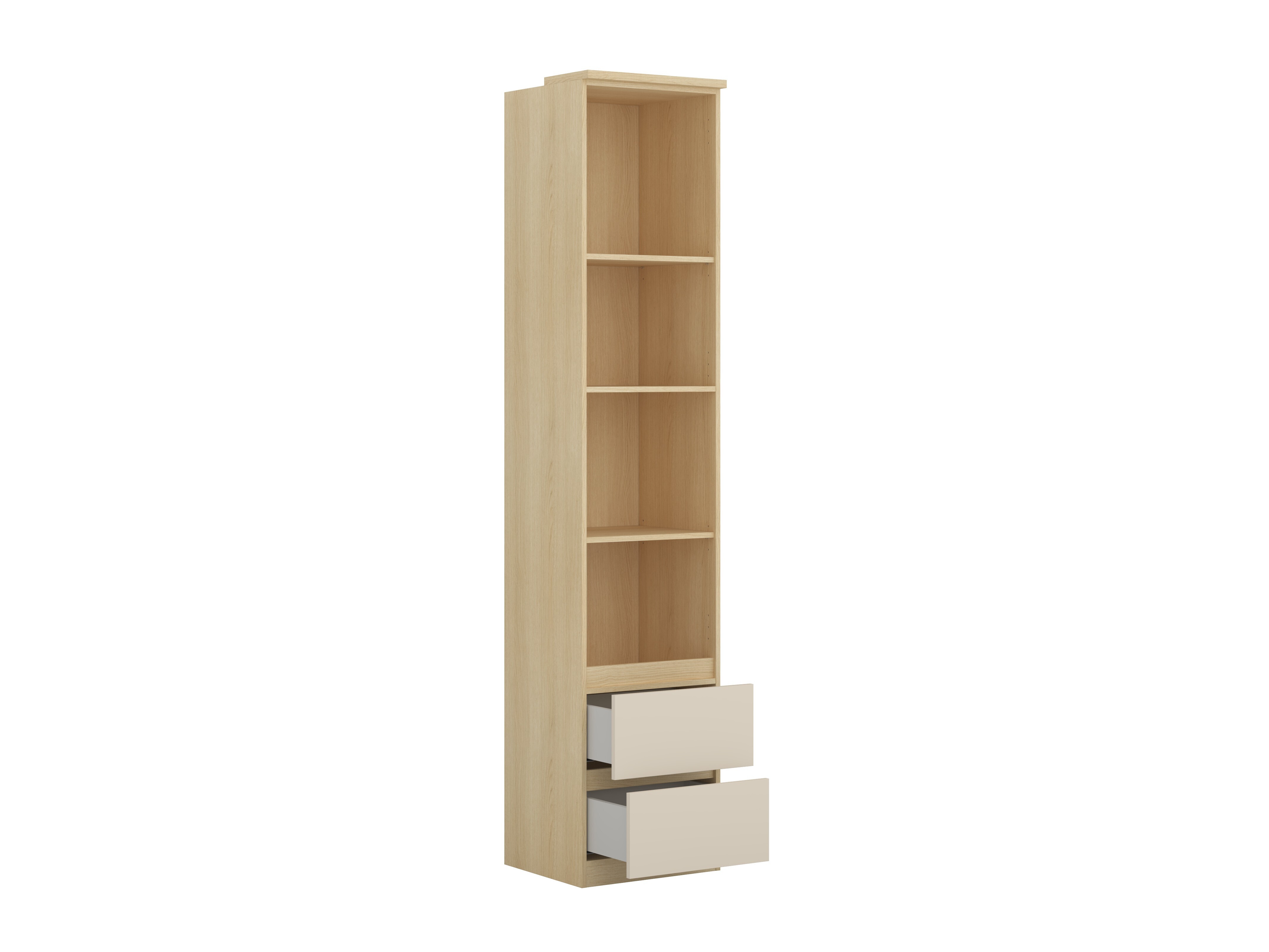 Svefnherbergissett Nolcala 124 (Eik + Beige)