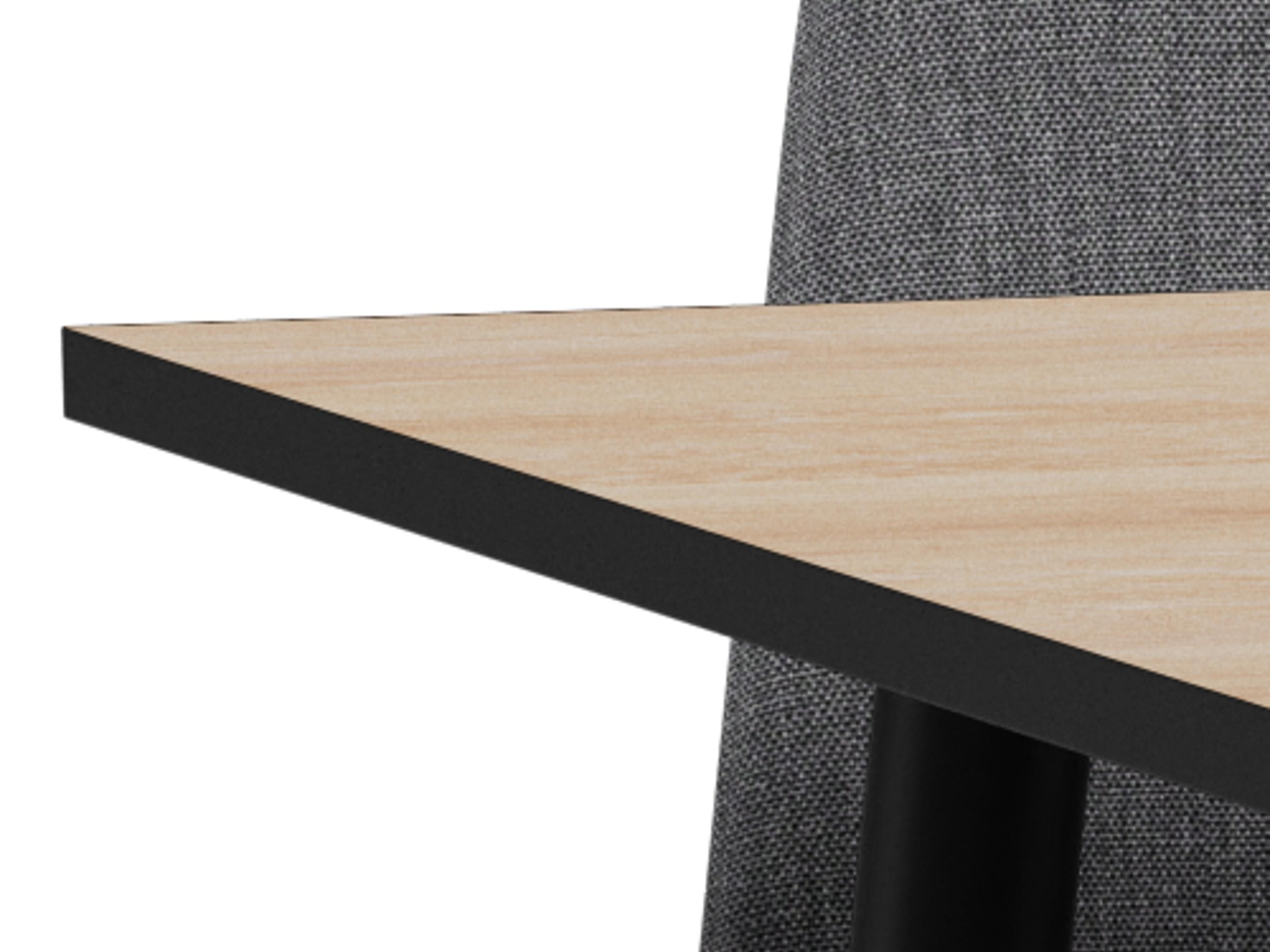 Borðstofusett Norsica 985 (Hvíttuð eik)