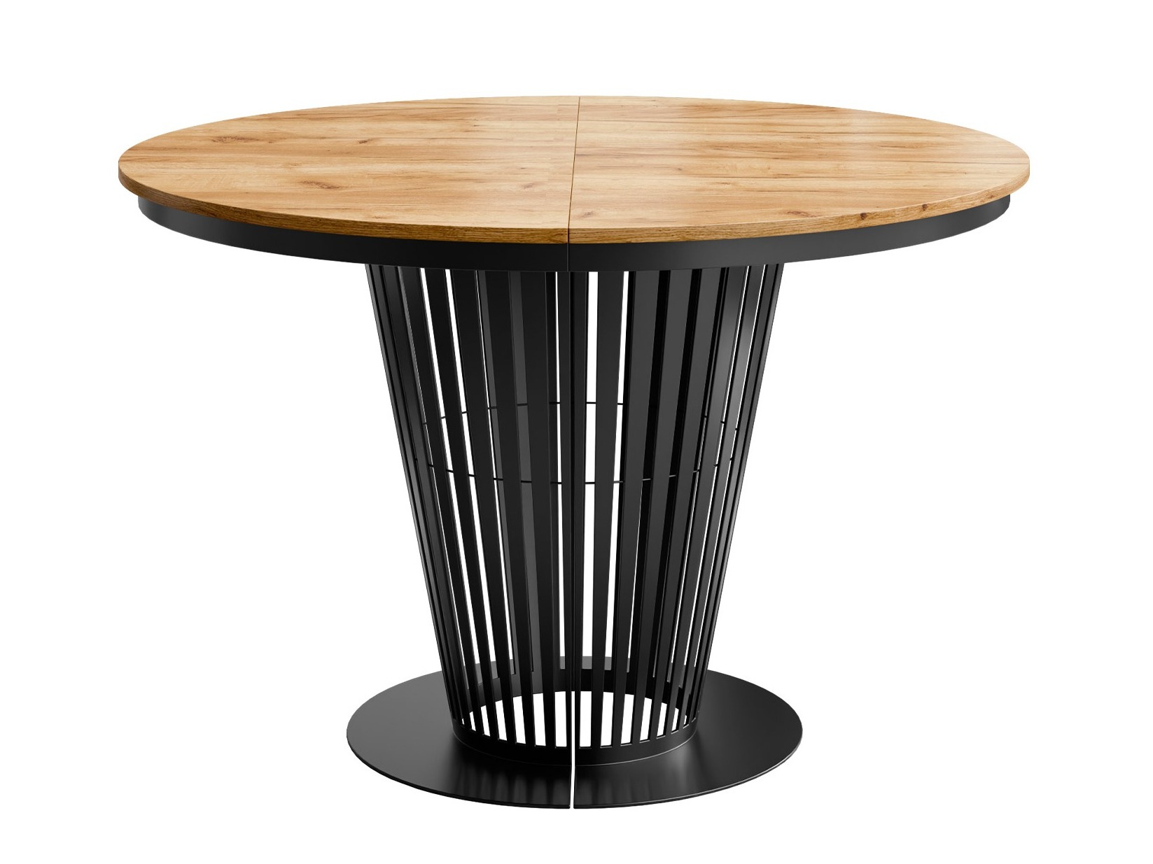 Borð Oswego 179 (Svartur + Craft eik)