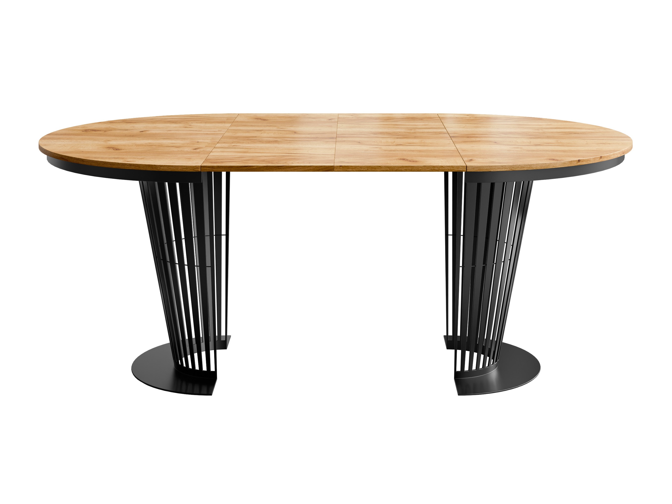 Borð Oswego 179 (Svartur + Craft eik)