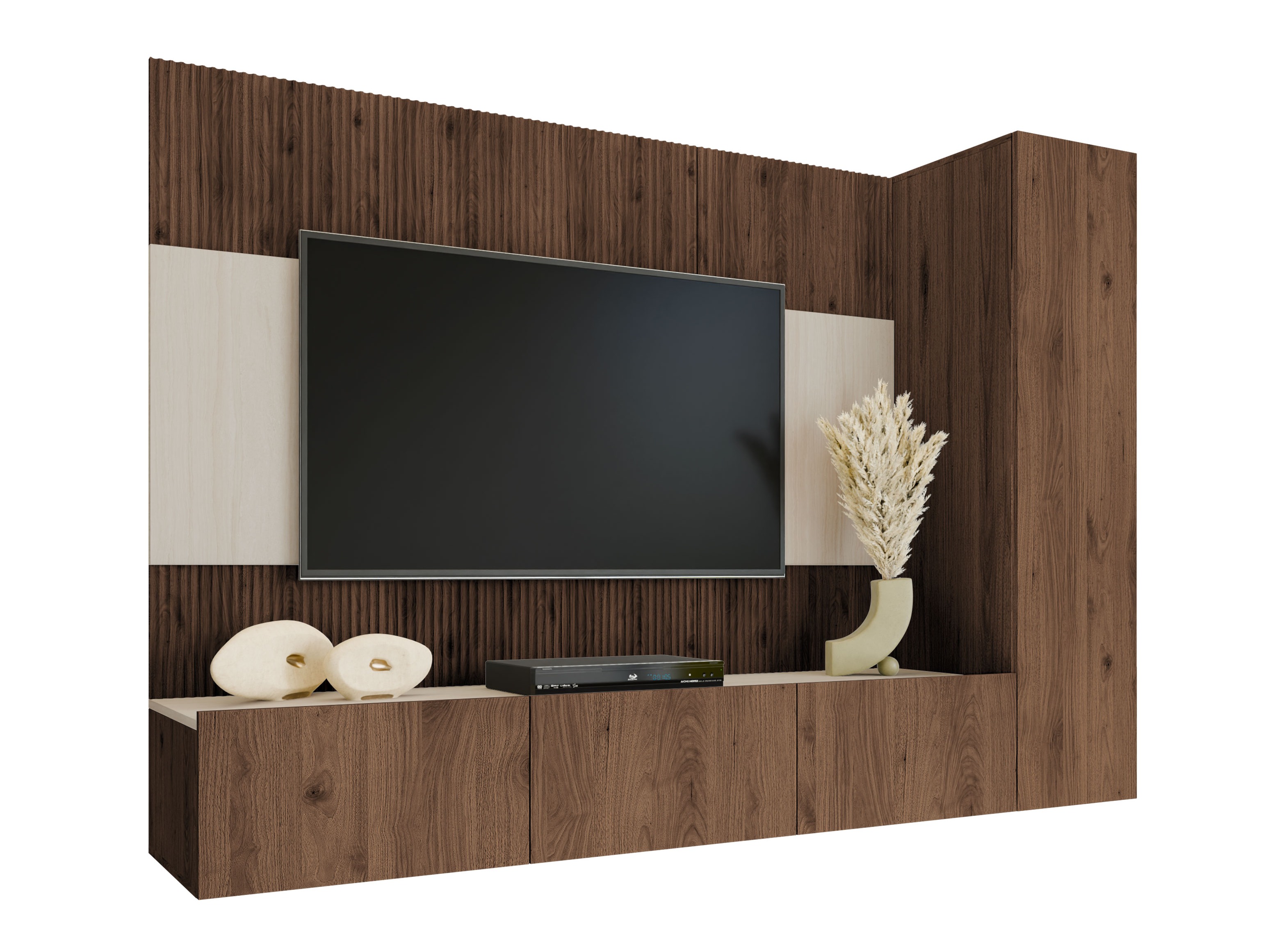 Stofusett Comfivo Salix VI (Valhneta + Ljóst Travertine)