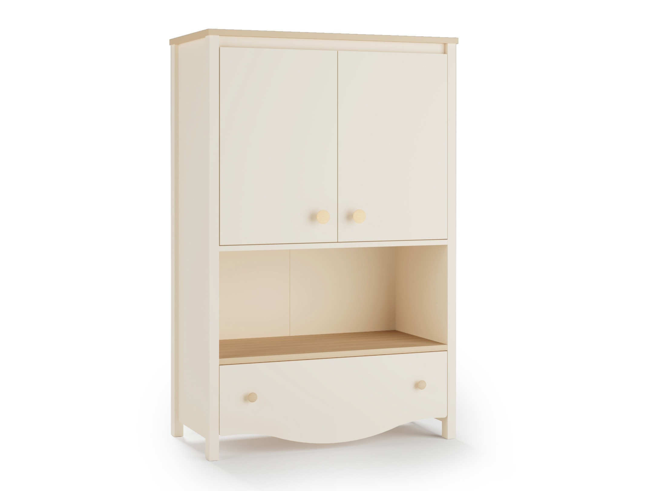 Bókahilla Velferi 121 (Beige + Eik)