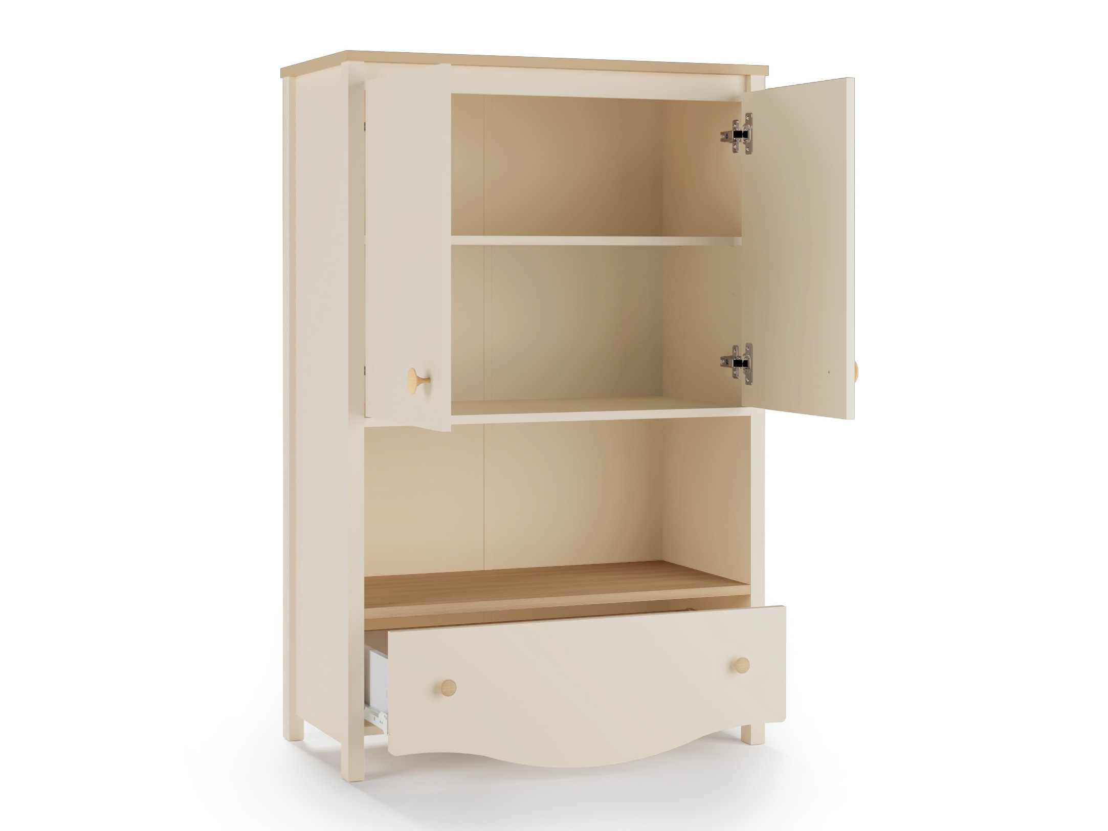 Bókahilla Velferi 121 (Beige + Eik)