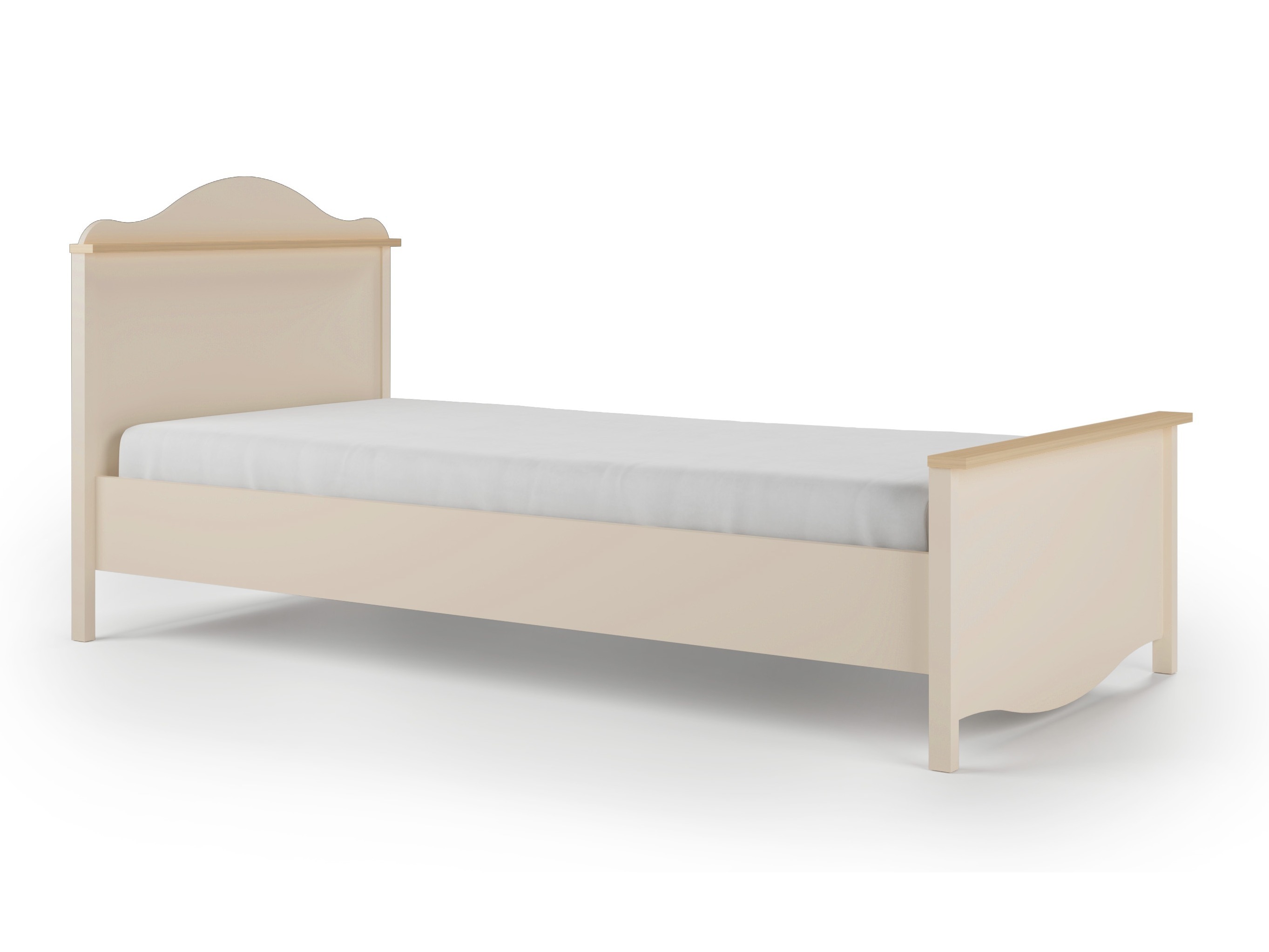 Rúm Velferi 118 (Beige + Eik)