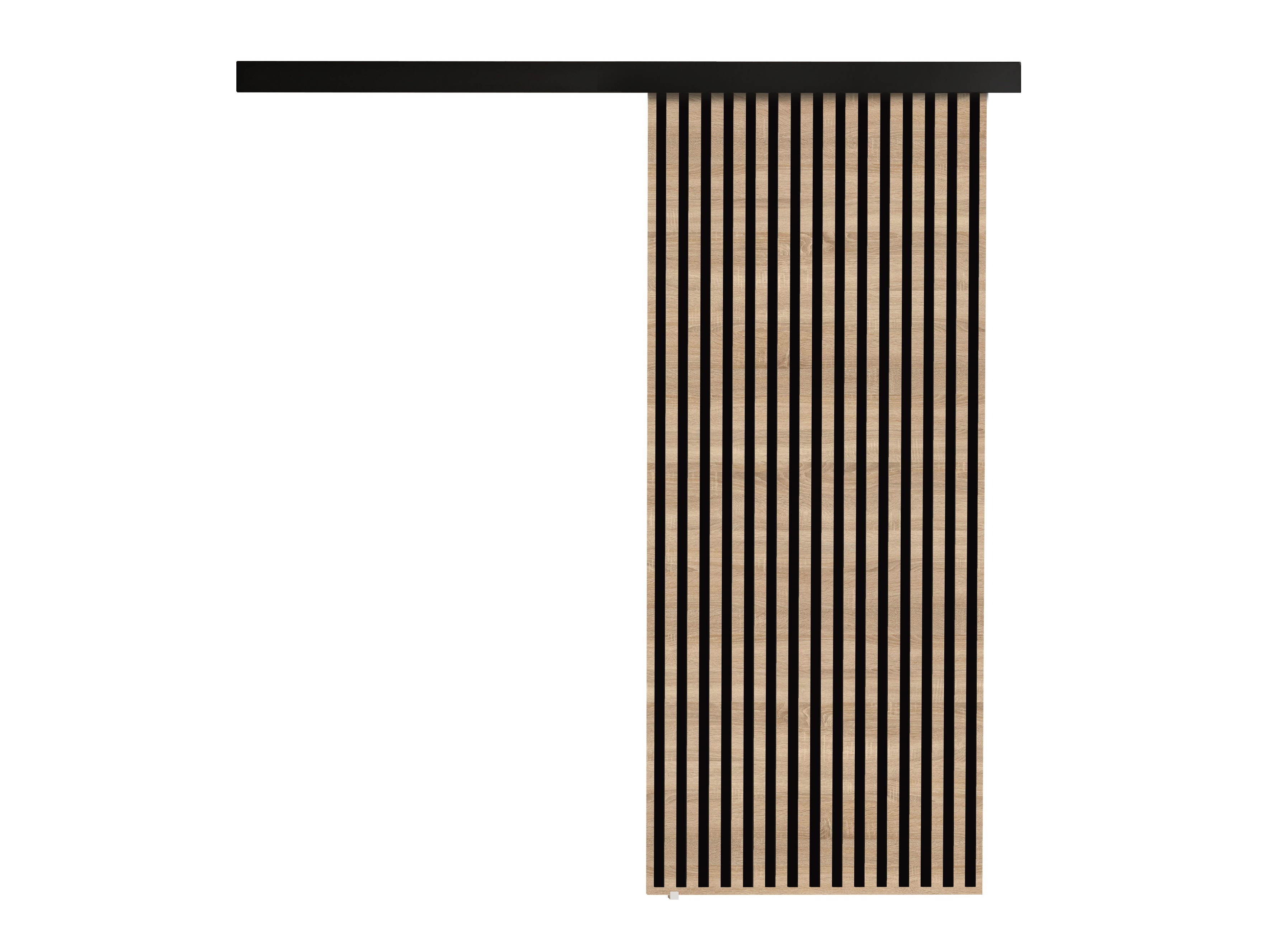 Rennihurð Dover 202 (Sonoma-eik + Svartur)