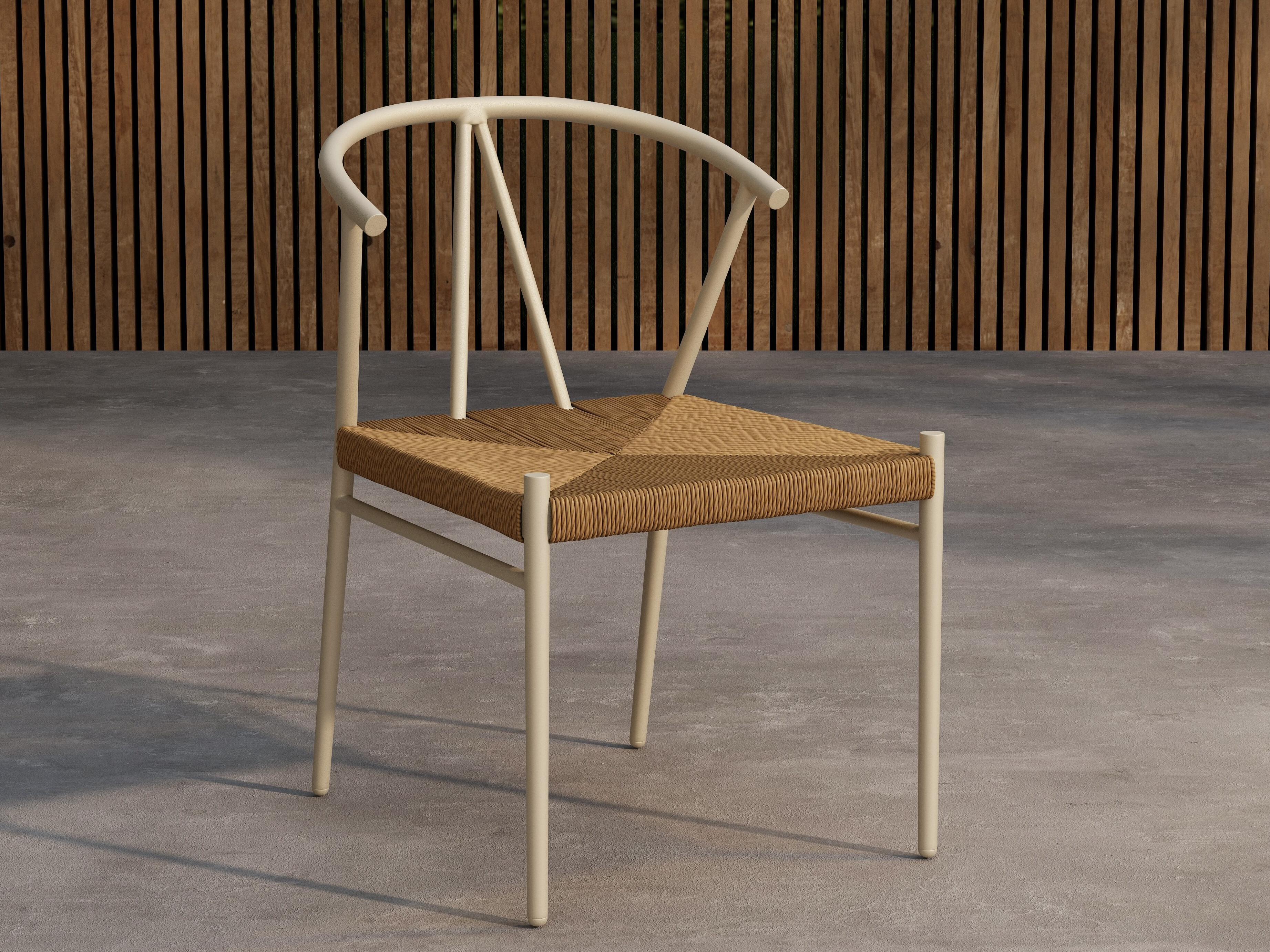 Útistóll Dallas 5249 (Beige + Ljósbrúnn)