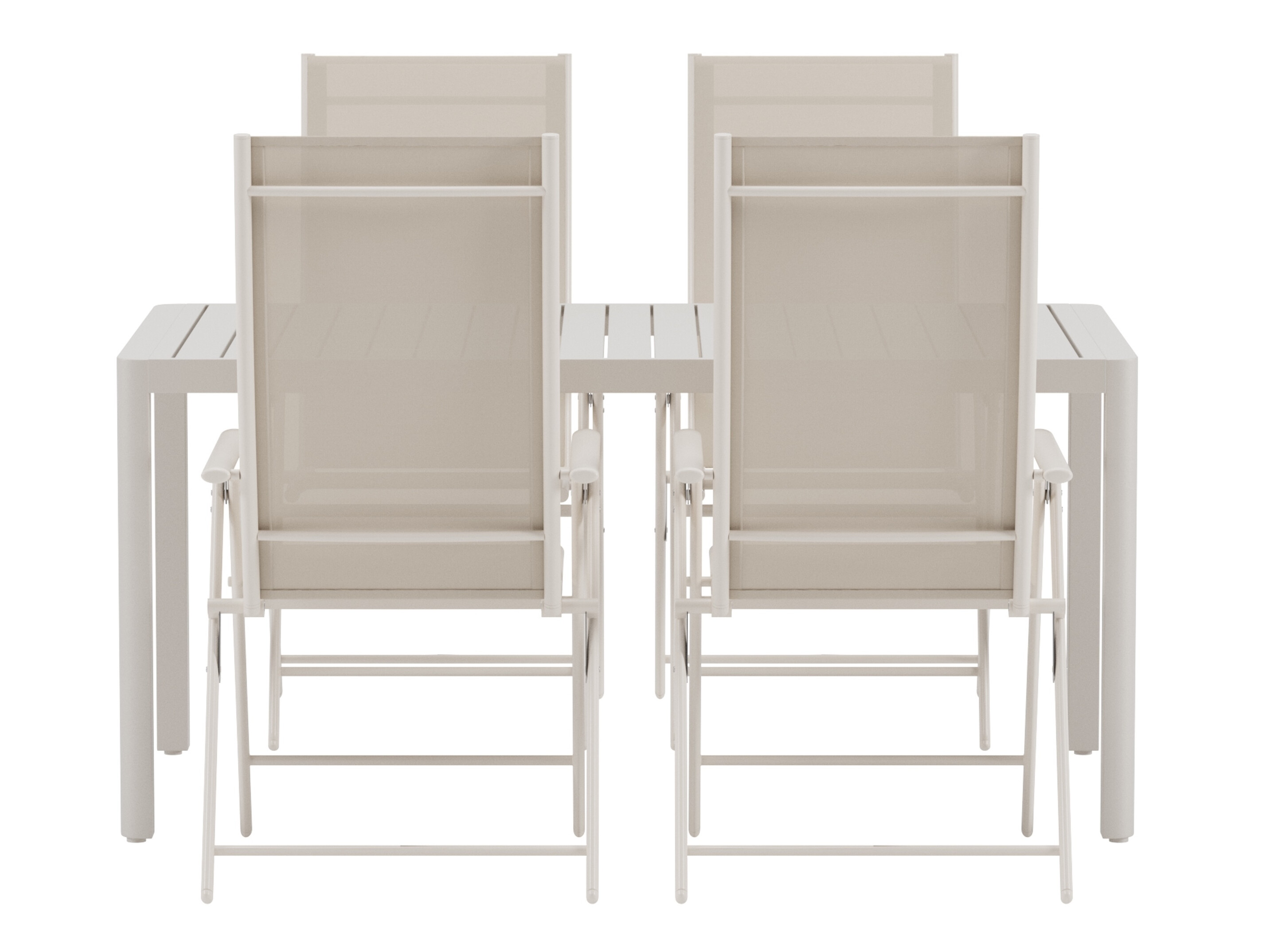 Borð og stólasett Dallas 5255 (Beige)