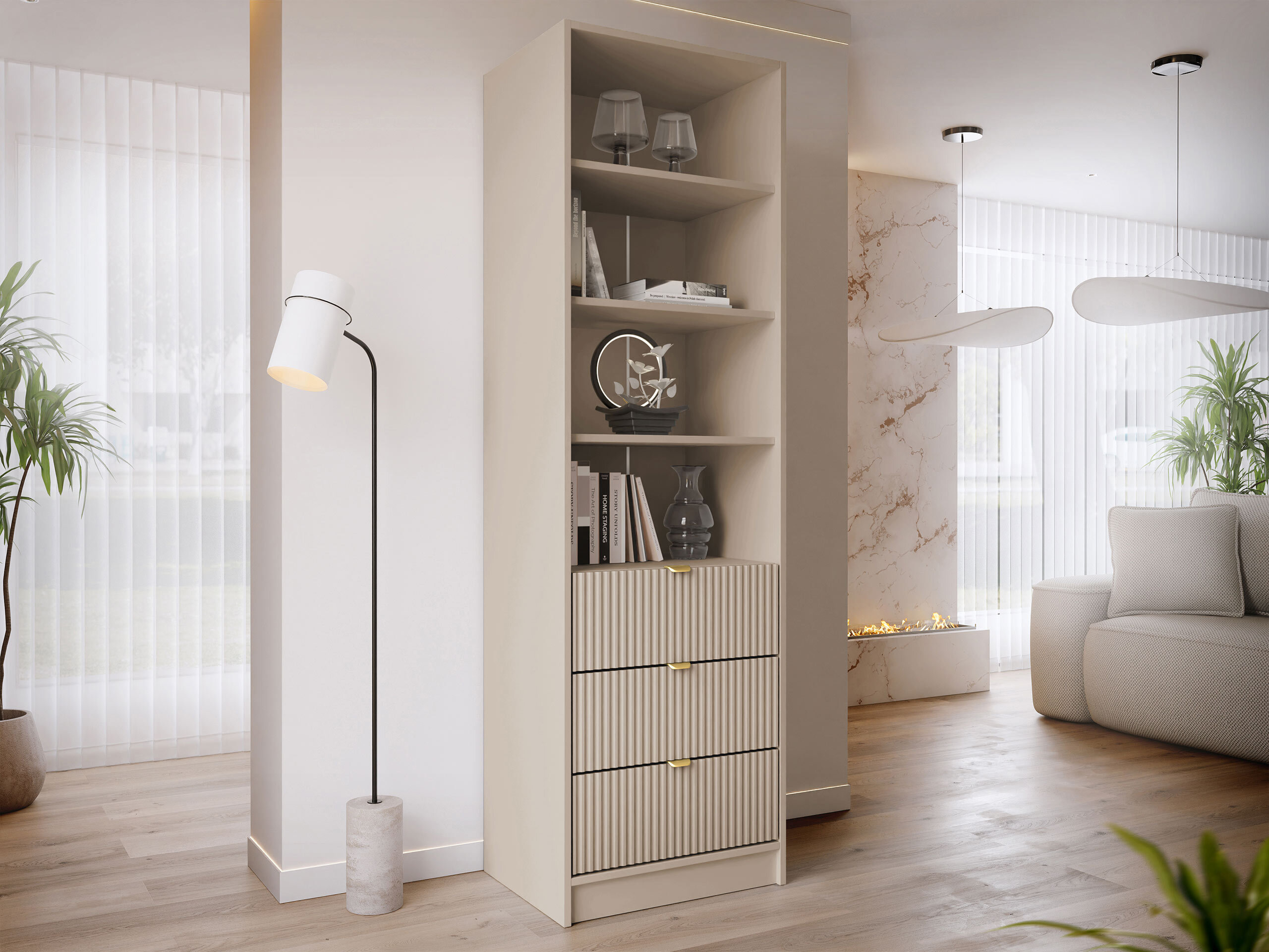 Bókahilla Comfivo Papilio (Beige)