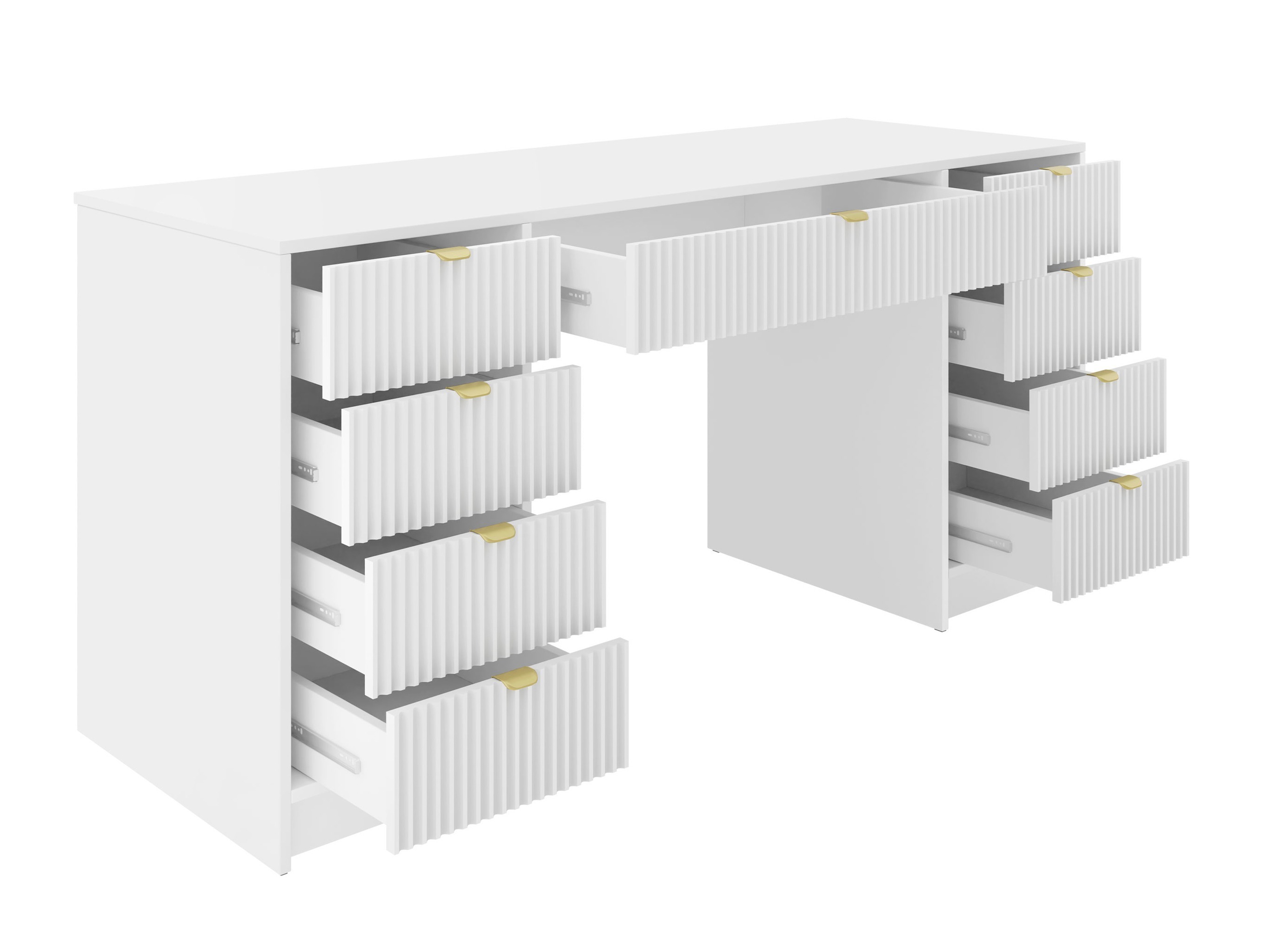 Heimaskrifstofusett Comfivo Papilio VI (Beige)