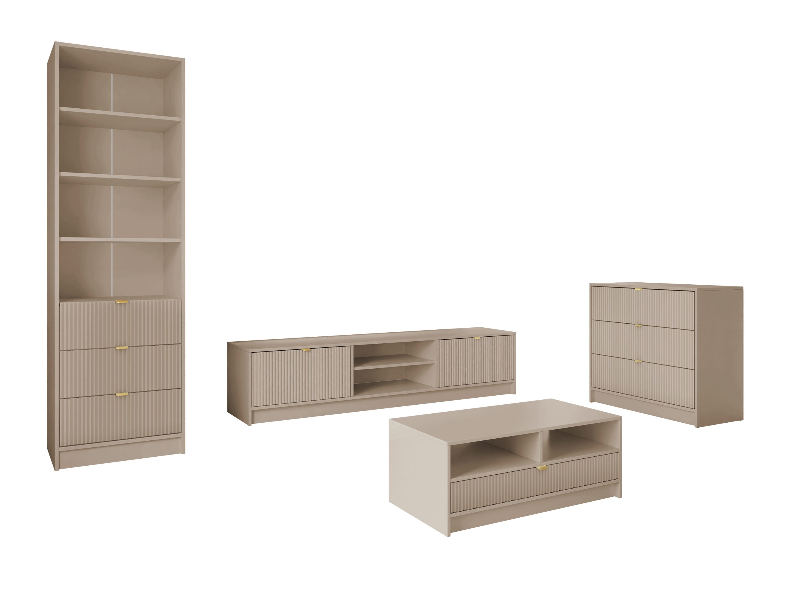 Stofusett Comfivo Papilio VII (Beige)