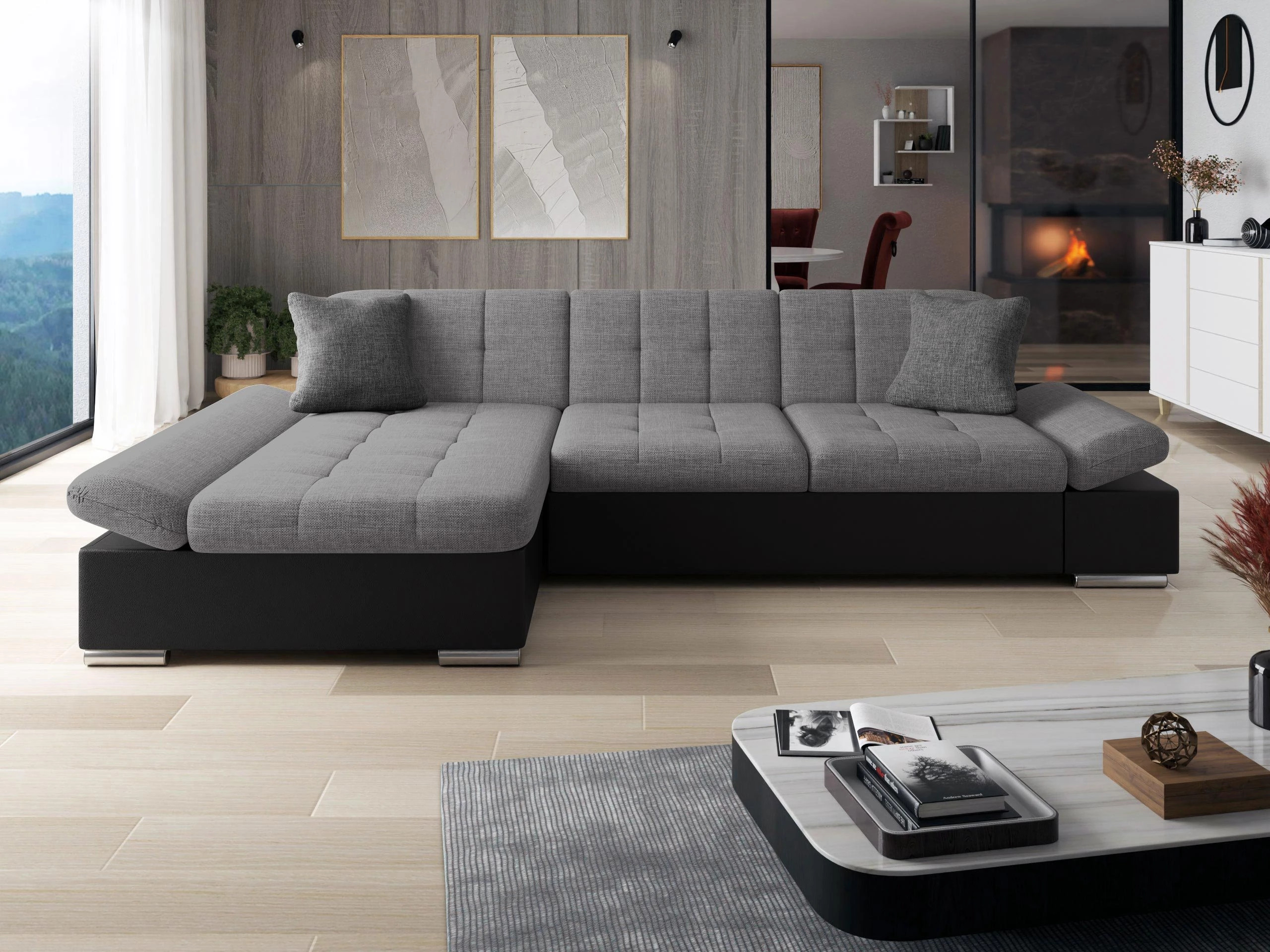 Horn­sófi Comfivo Serenitas (Soft 011 + Lux 05 + Lux 06)