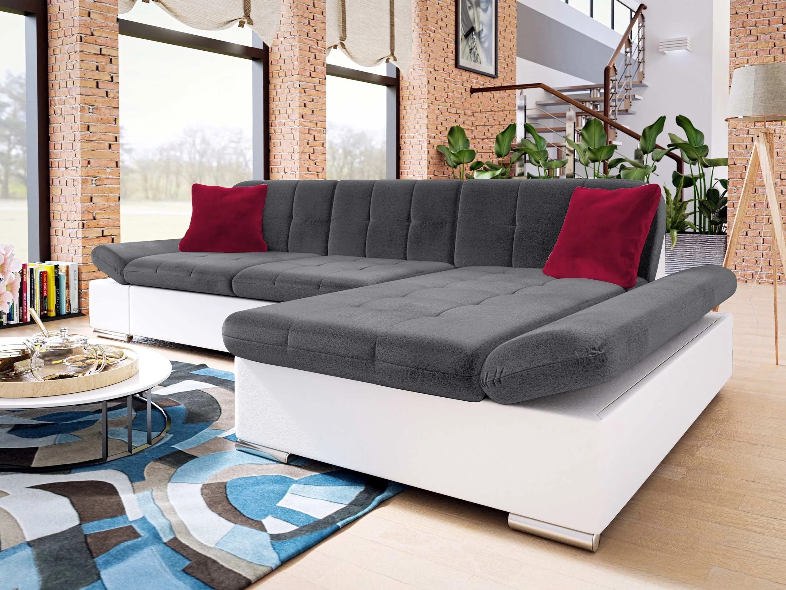 Horn­sófi Comfivo Serenitas (Soft 017 + Kronos 22 + Kronos 02)