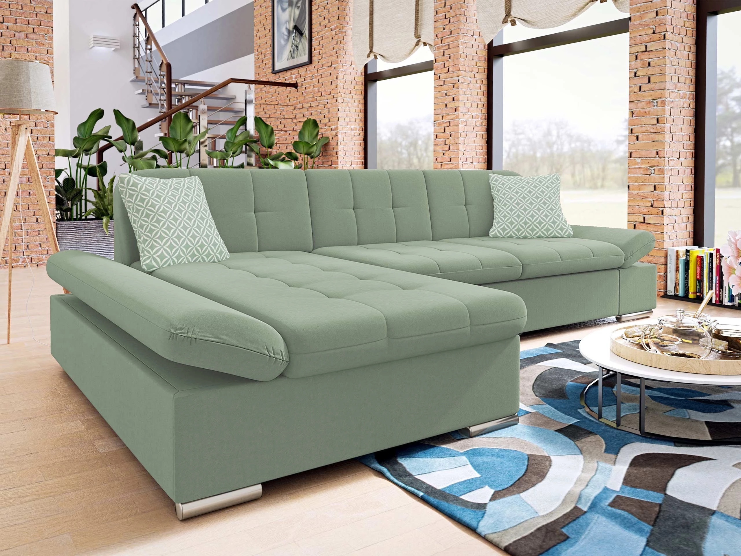 Horn­sófi Comfivo Serenitas (Uttario Velvet 2954 + Evo 29)