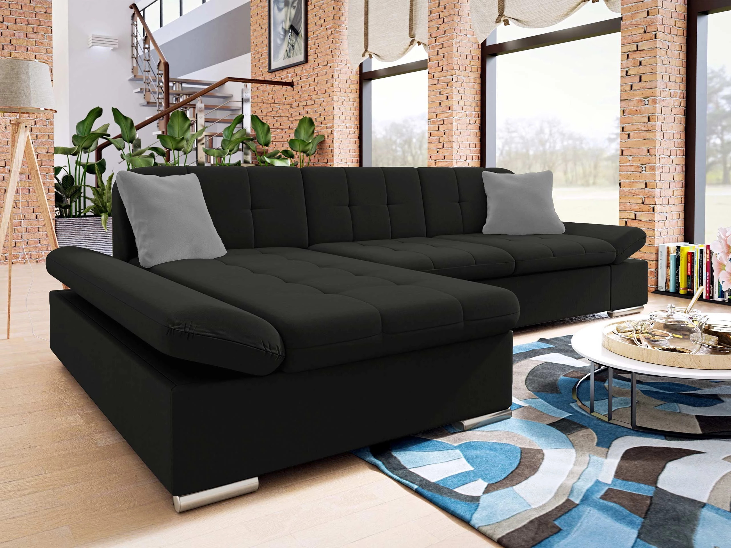 Horn­sófi Comfivo Serenitas (Uttario Velvet 2980 + Uttario Velvet 2972)
