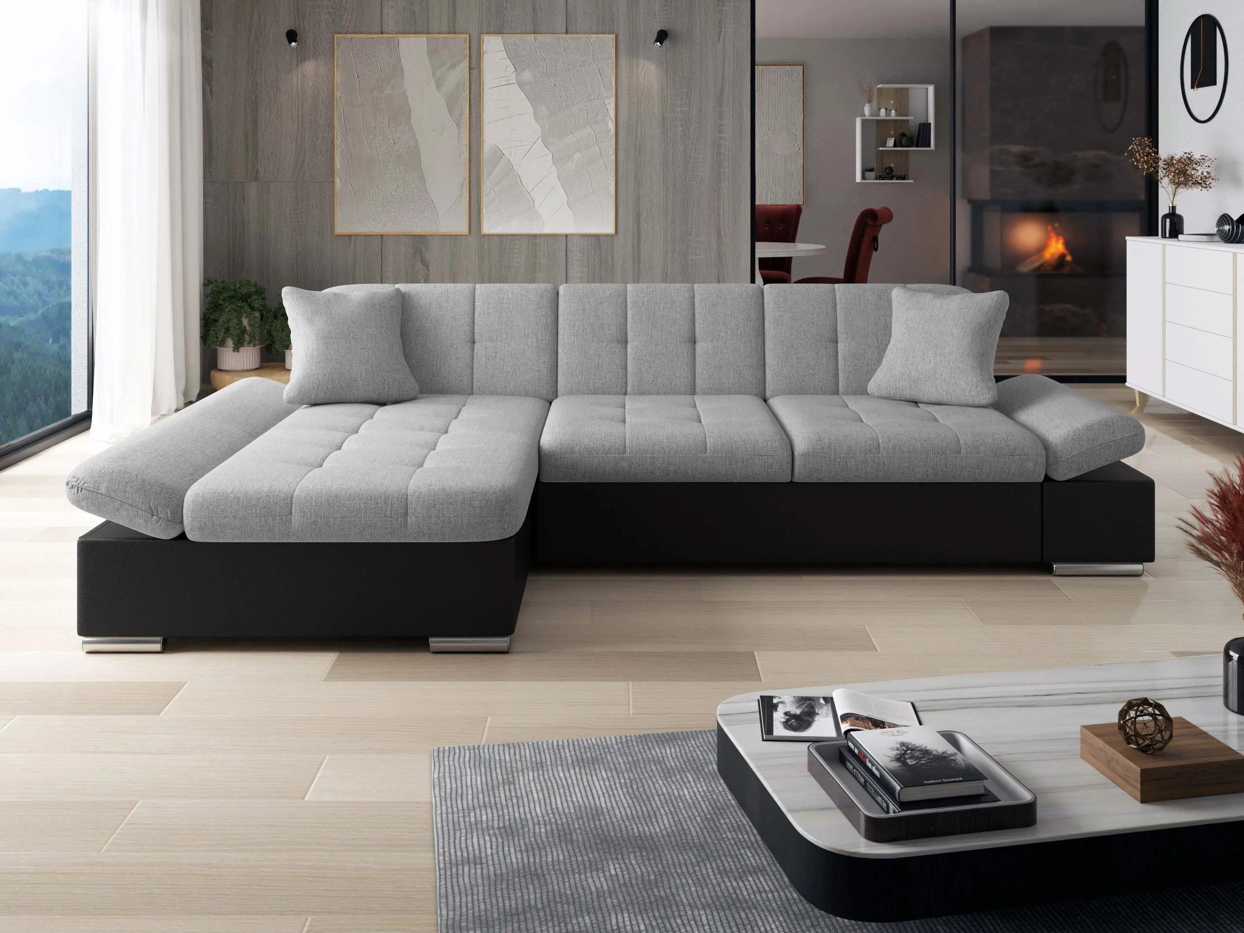 Horn­sófi Comfivo Serenitas (Soft 011 + Soul 17)