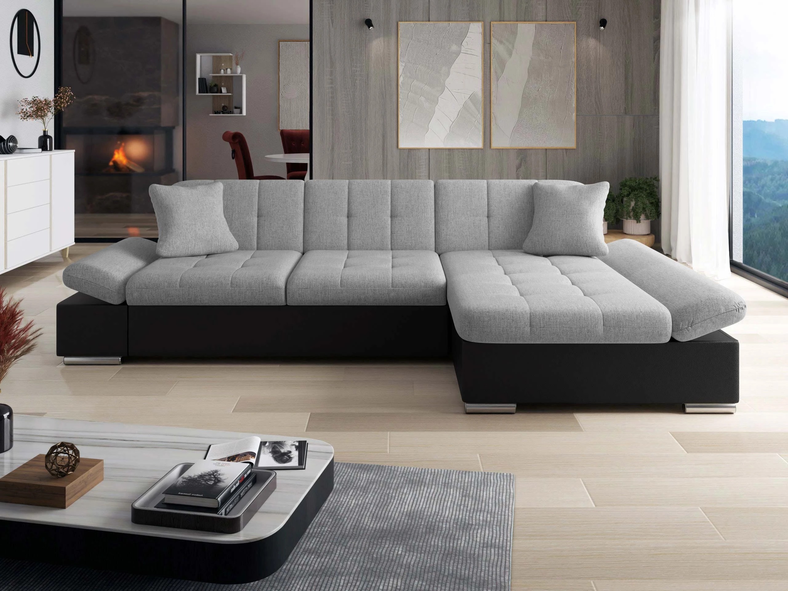 Horn­sófi Comfivo Serenitas (Soft 011 + Soul 17)