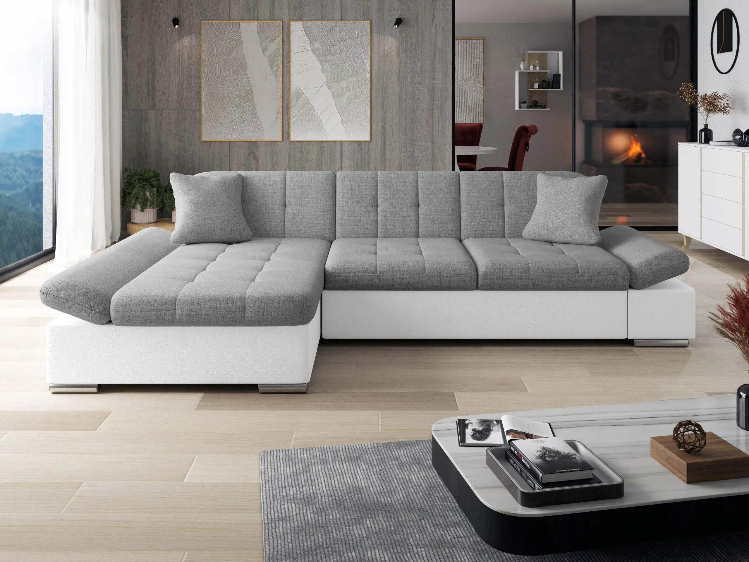 Horn­sófi Comfivo Serenitas (Soft 017 + Soul 17)
