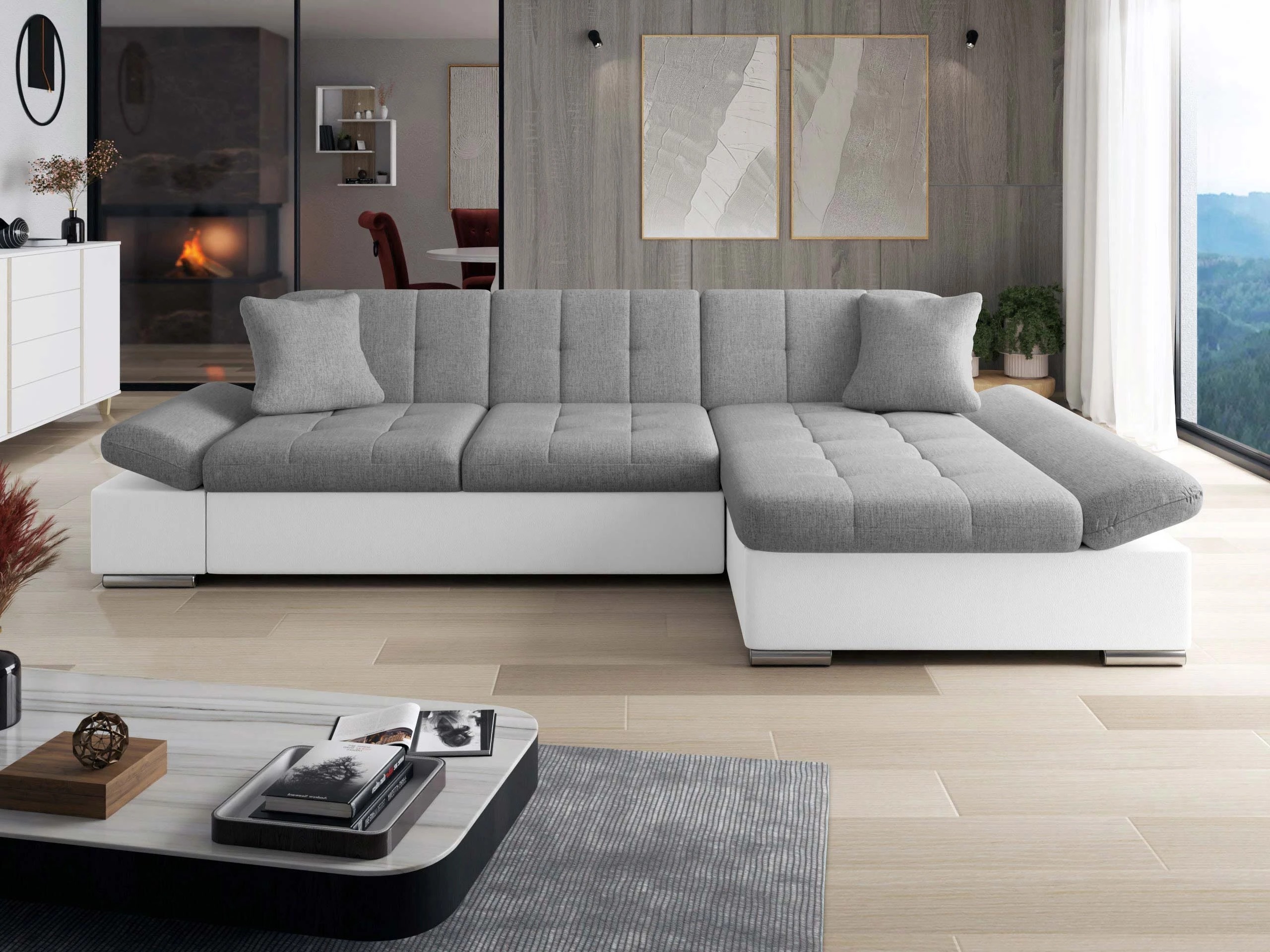 Horn­sófi Comfivo Serenitas (Soft 017 + Soul 17)