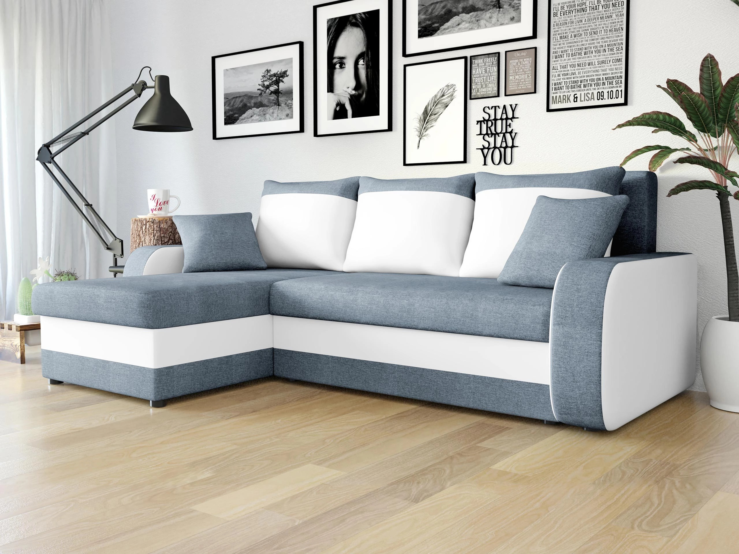 Horn­sófi Comfivo Melissa (Bristol 2442 + Soft 017)
