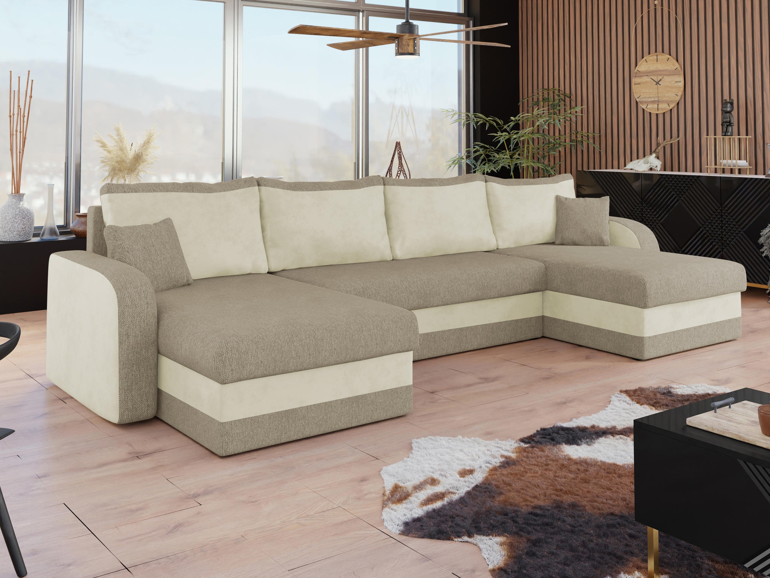 Horn­sófi Comfivo Melissa III (Matana 17 + Polo 872)