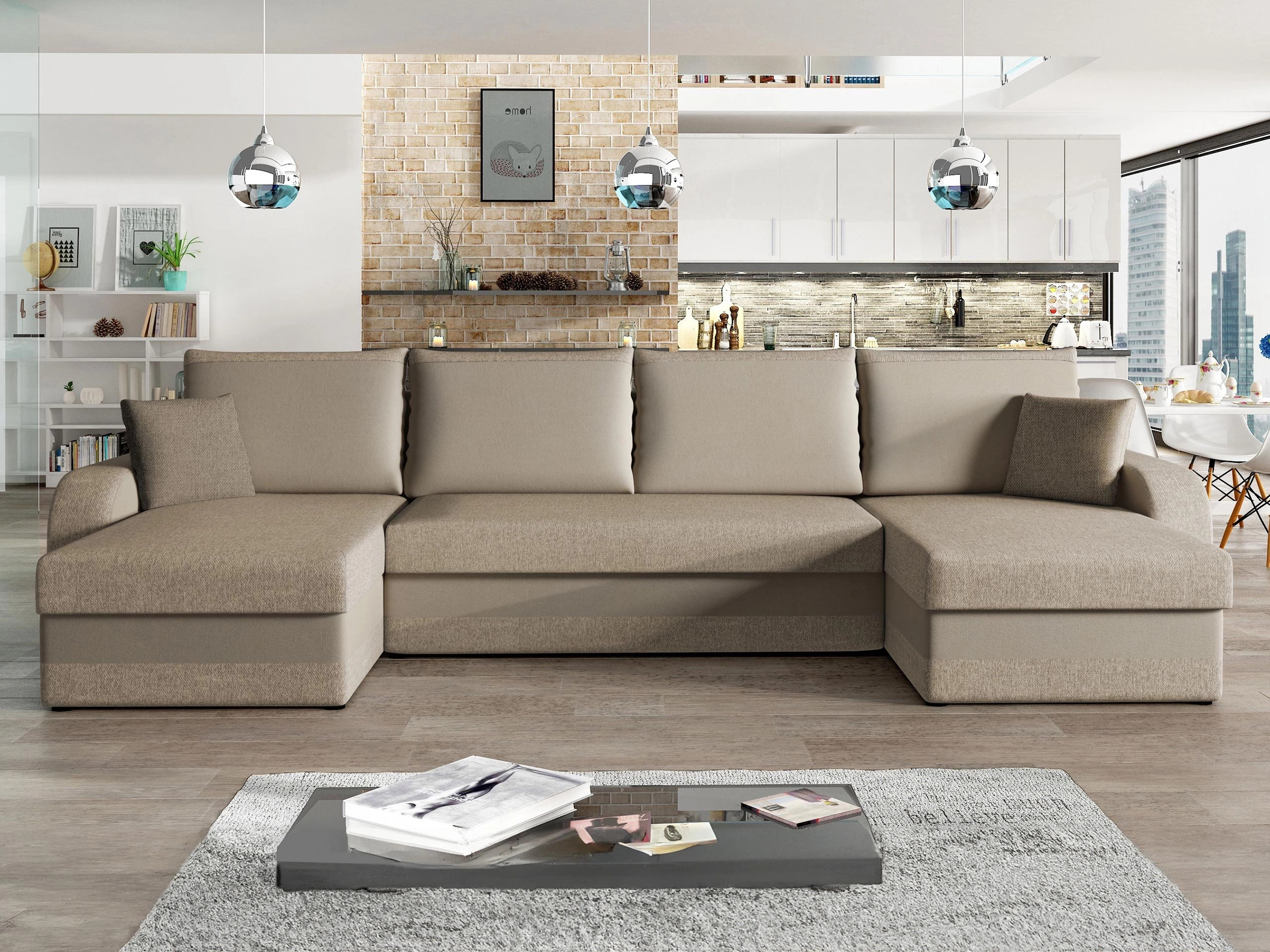 Horn­sófi Comfivo Melissa III (Tatum 272 + Uttario Velvet 2979)