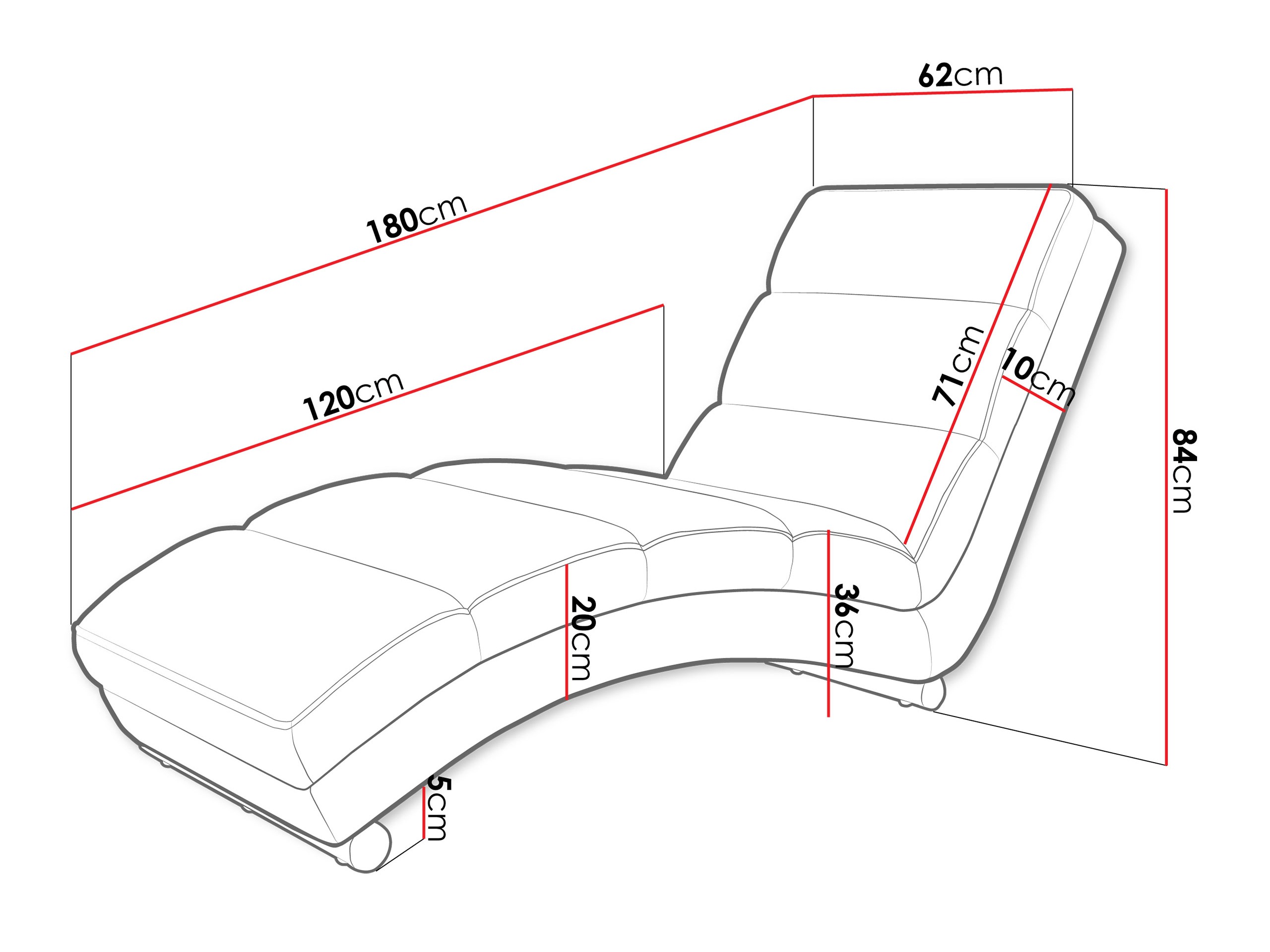 Legubekkur Comfivo Pirum II (Ambience 01)