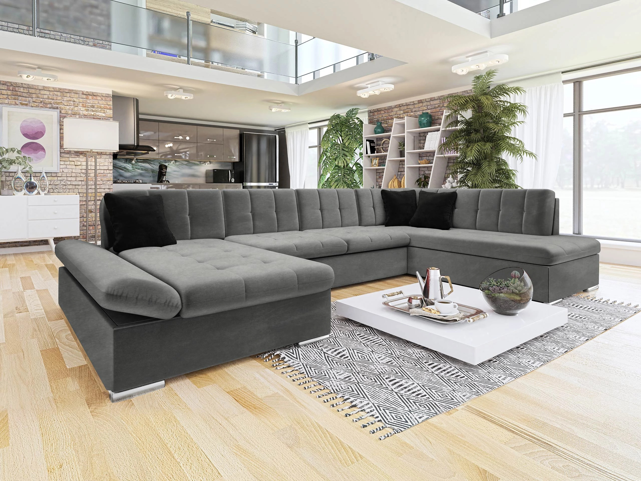 Horn­sófi Comfivo Tilia I (Magic Velvet 2217 + Magic Velvet 2219)