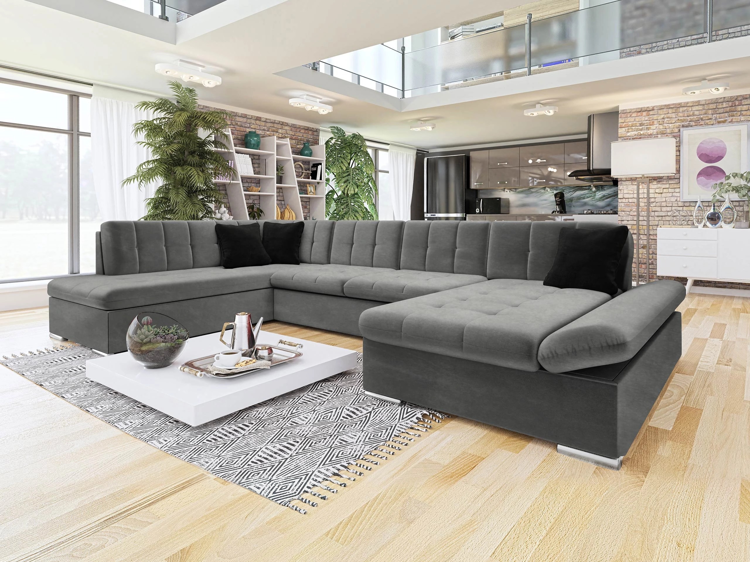 Horn­sófi Comfivo Tilia I (Magic Velvet 2217 + Magic Velvet 2219)