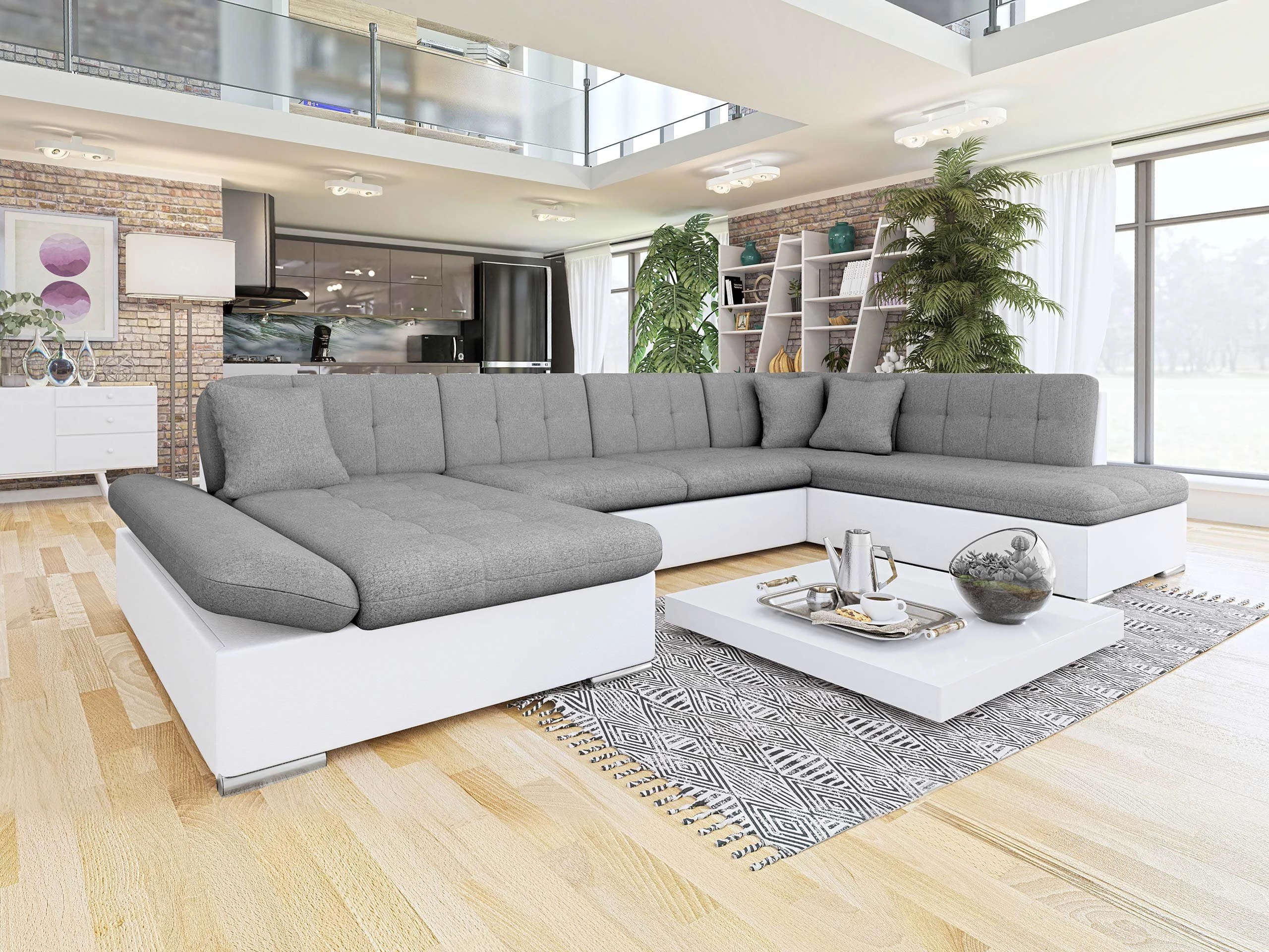 Horn­sófi Comfivo Tilia I (Soft 017 + Soul 17)