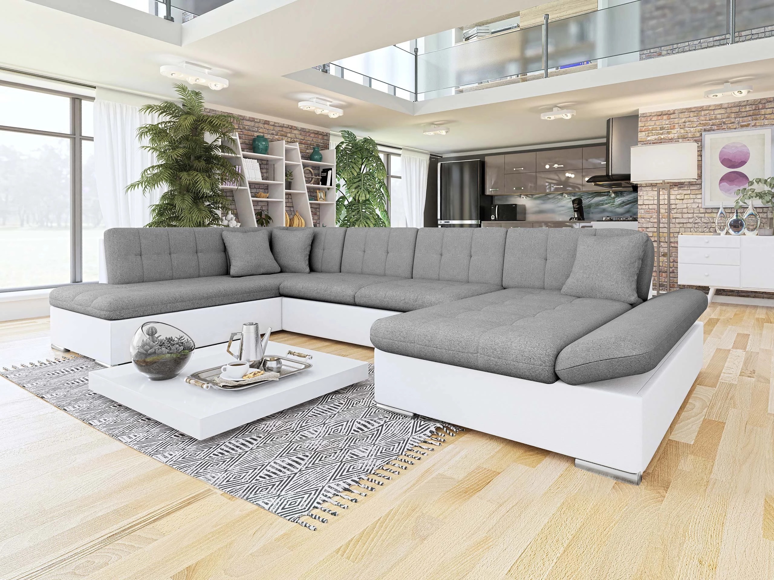 Horn­sófi Comfivo Tilia I (Soft 017 + Soul 17)