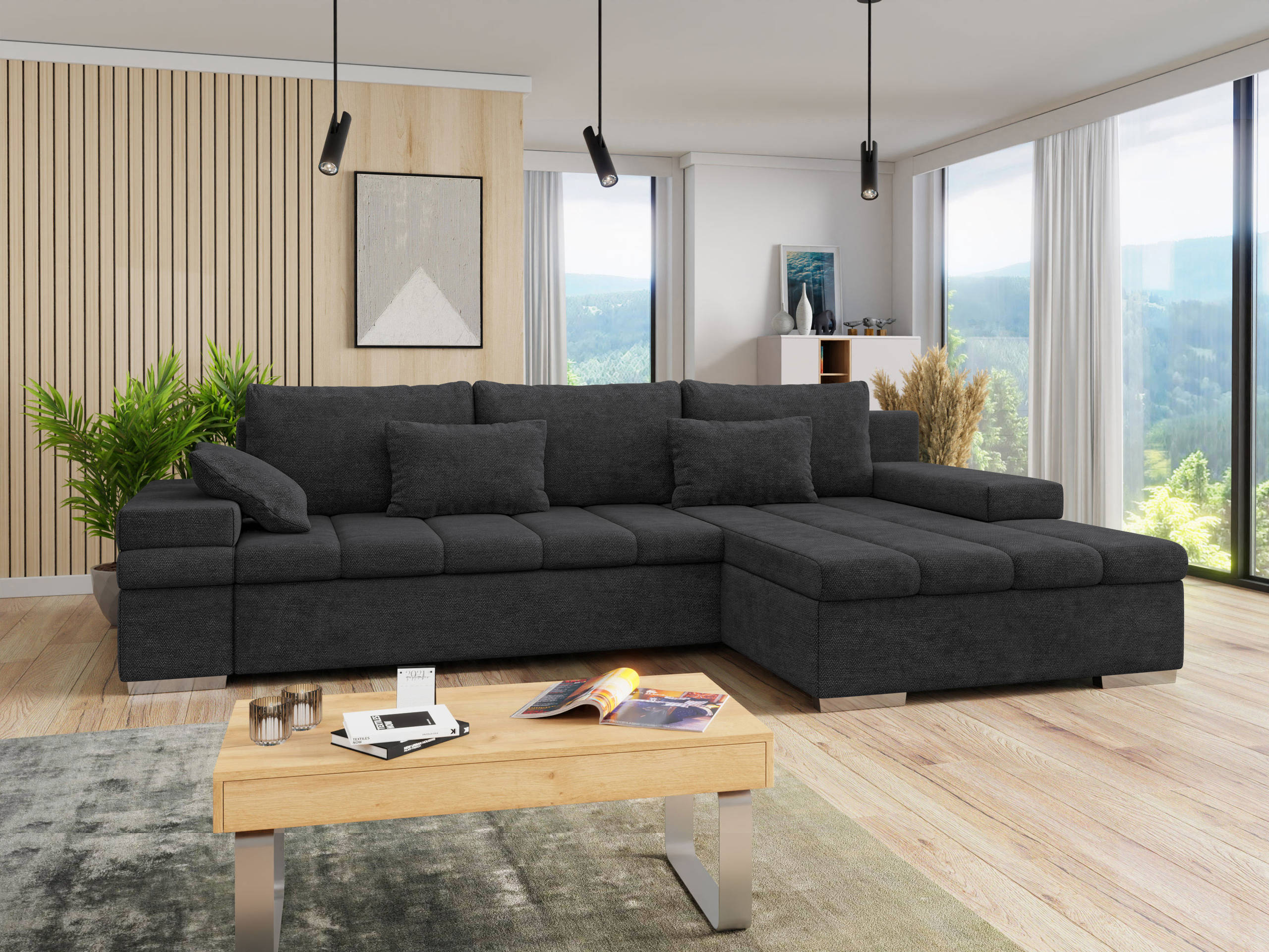 Horn­sófi Comfivo Olivetum (Hægri)