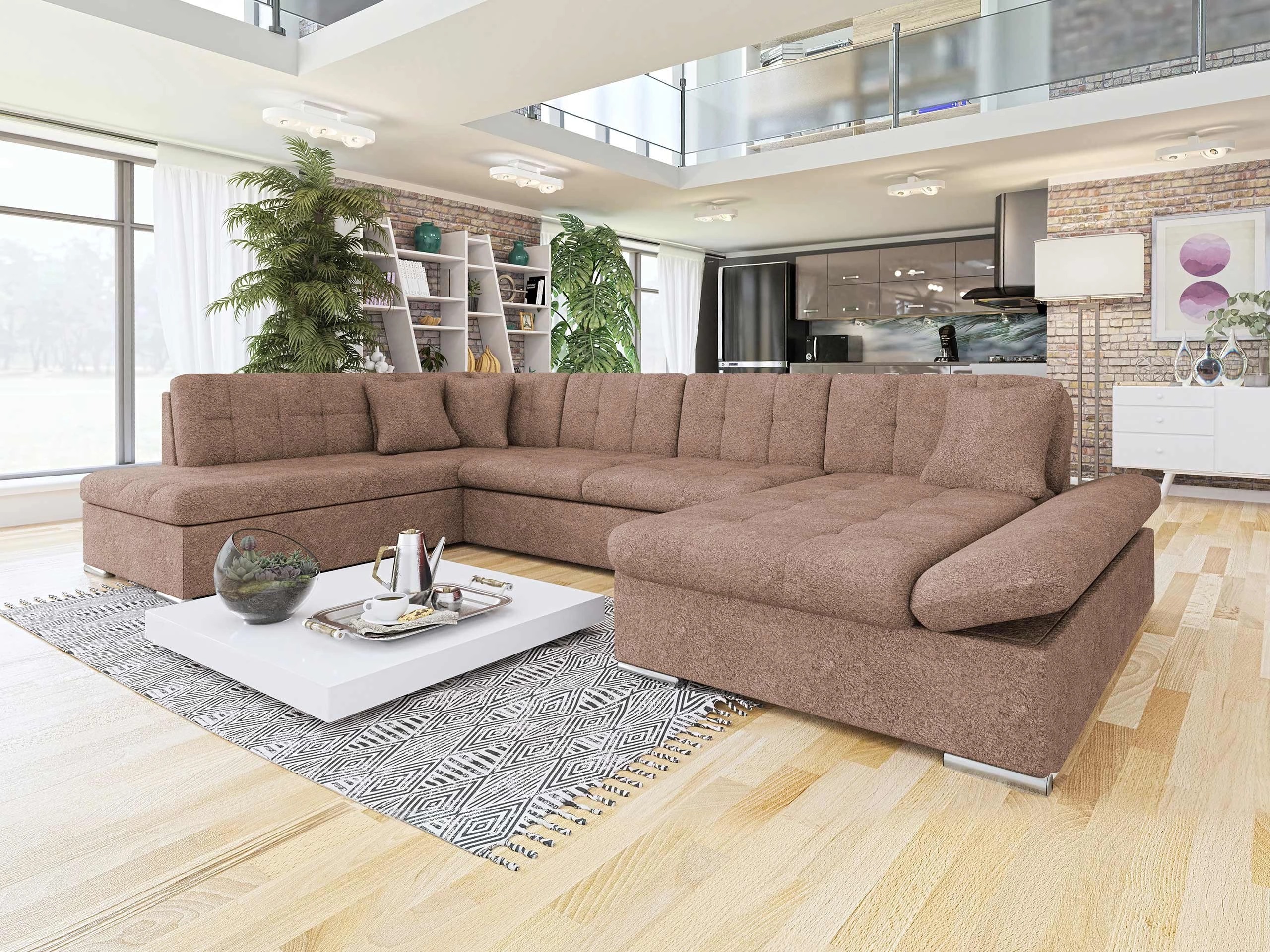 Horn­sófi Comfivo Tilia I (Coral 45)